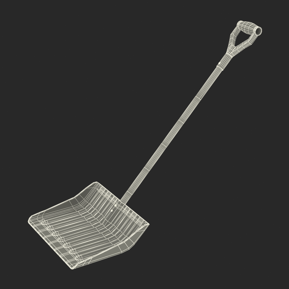 Snow or Utility Shovel 3D