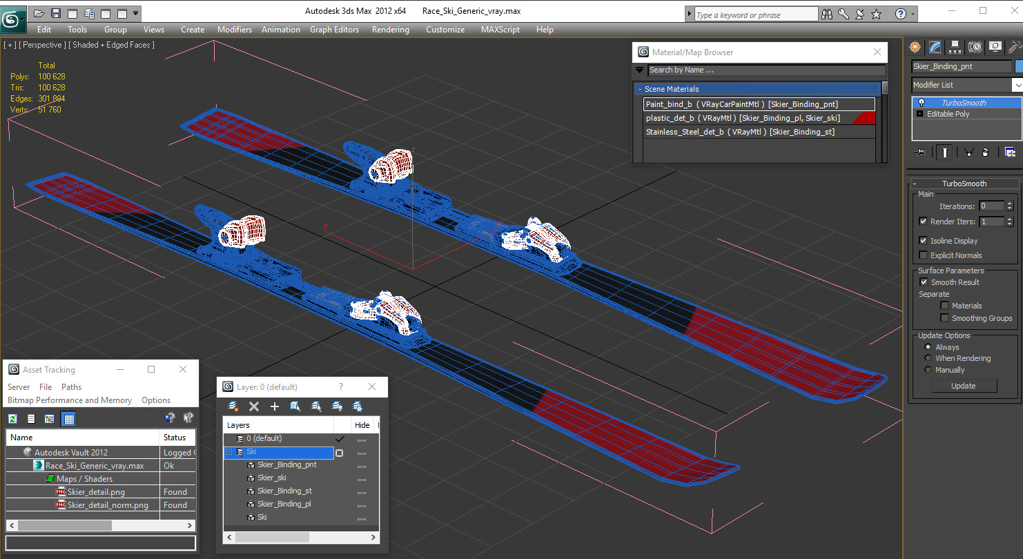 3D Race Ski Generic