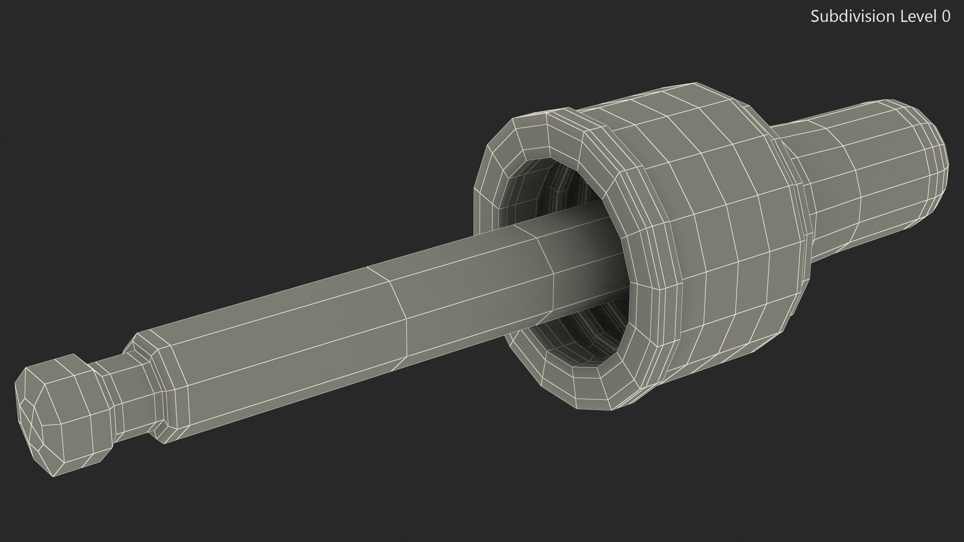 3D Glass Dropper model