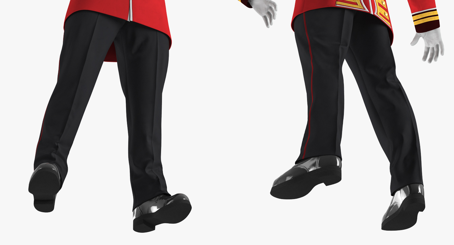 3D model Irish Guard Sergeant Uniform 2