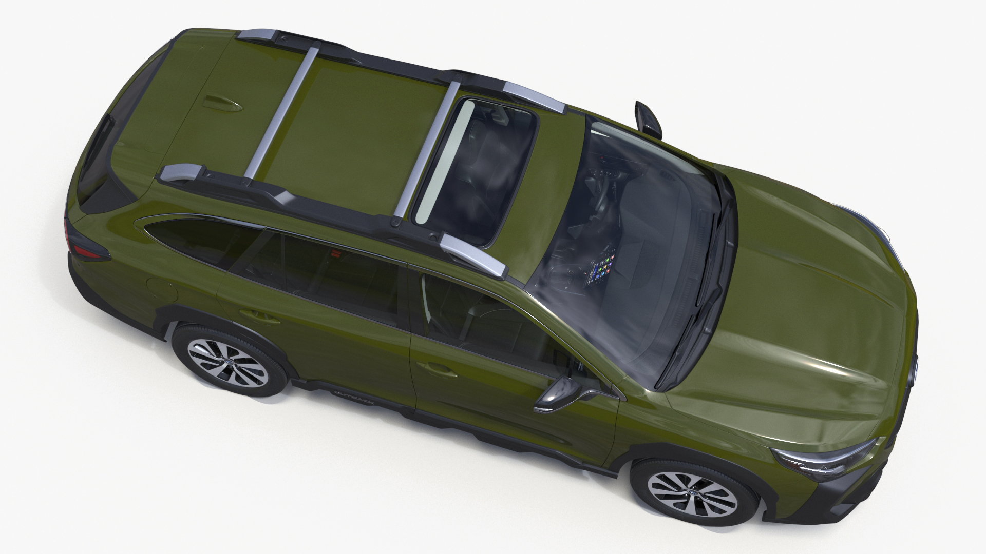 3D model Subaru Outback 2025 Green