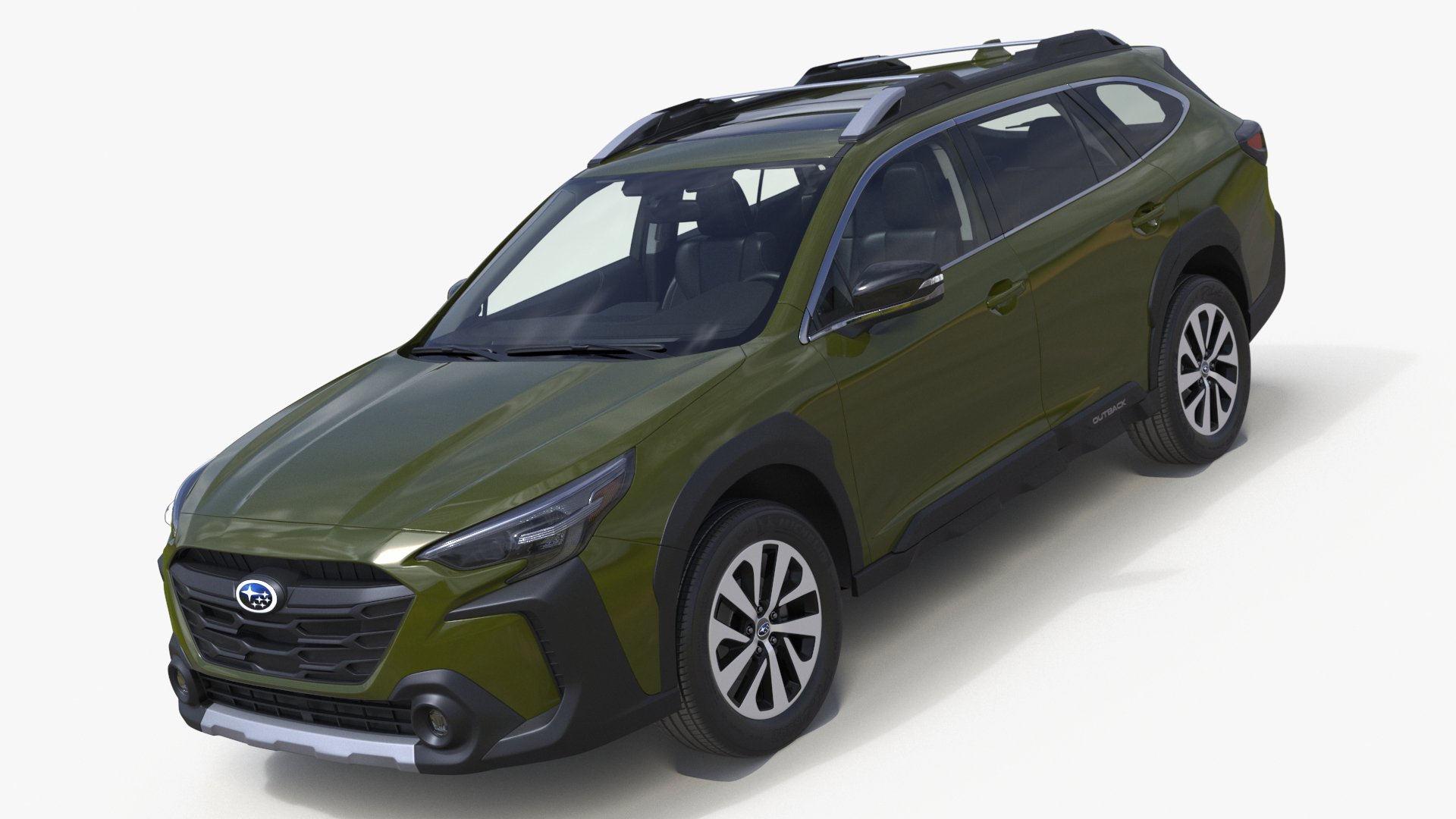 3D model Subaru Outback 2025 Green