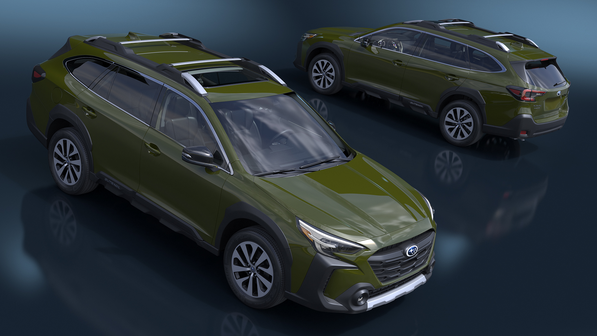 3D model Subaru Outback 2025 Green