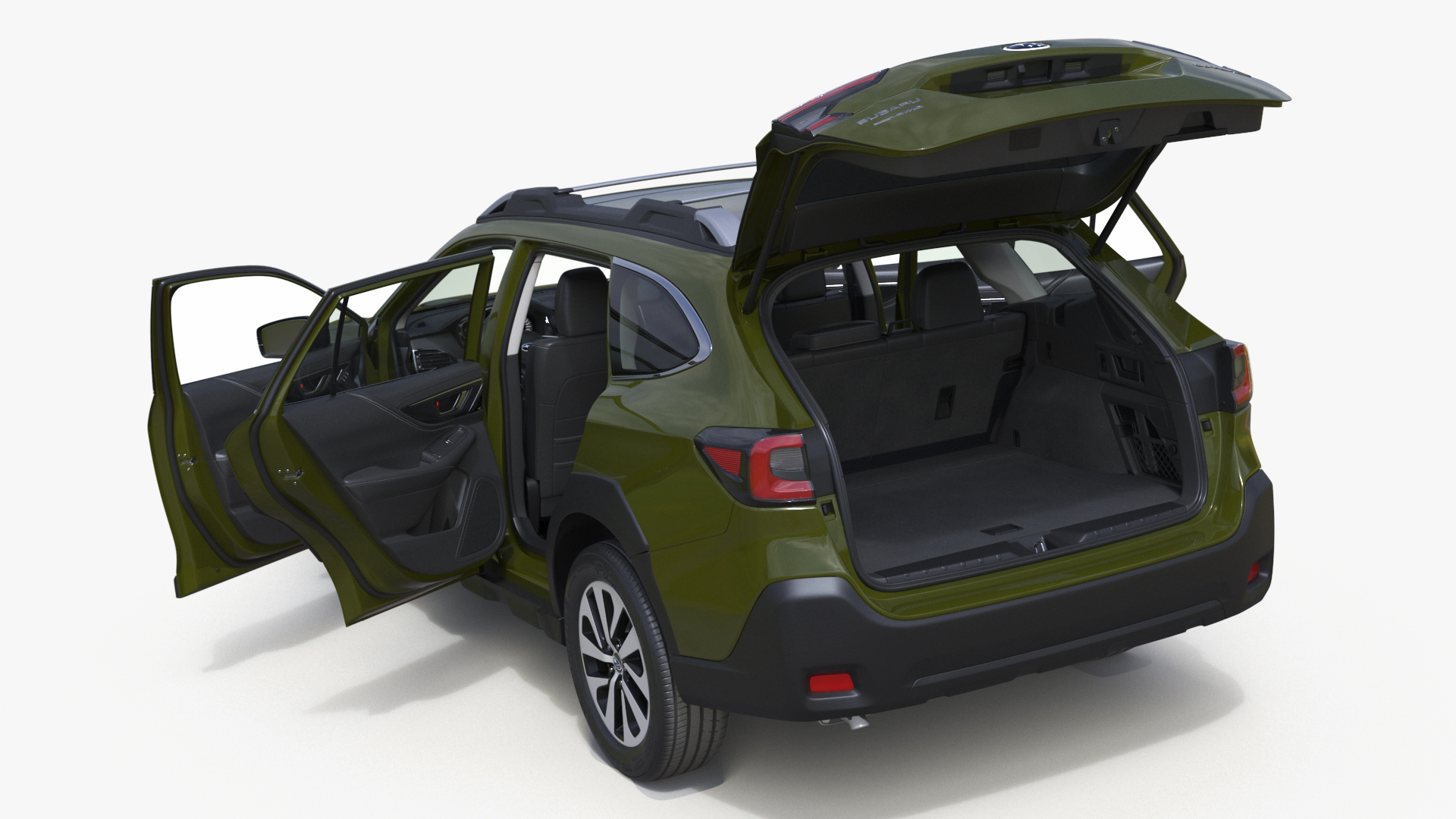 3D model Subaru Outback 2025 Green