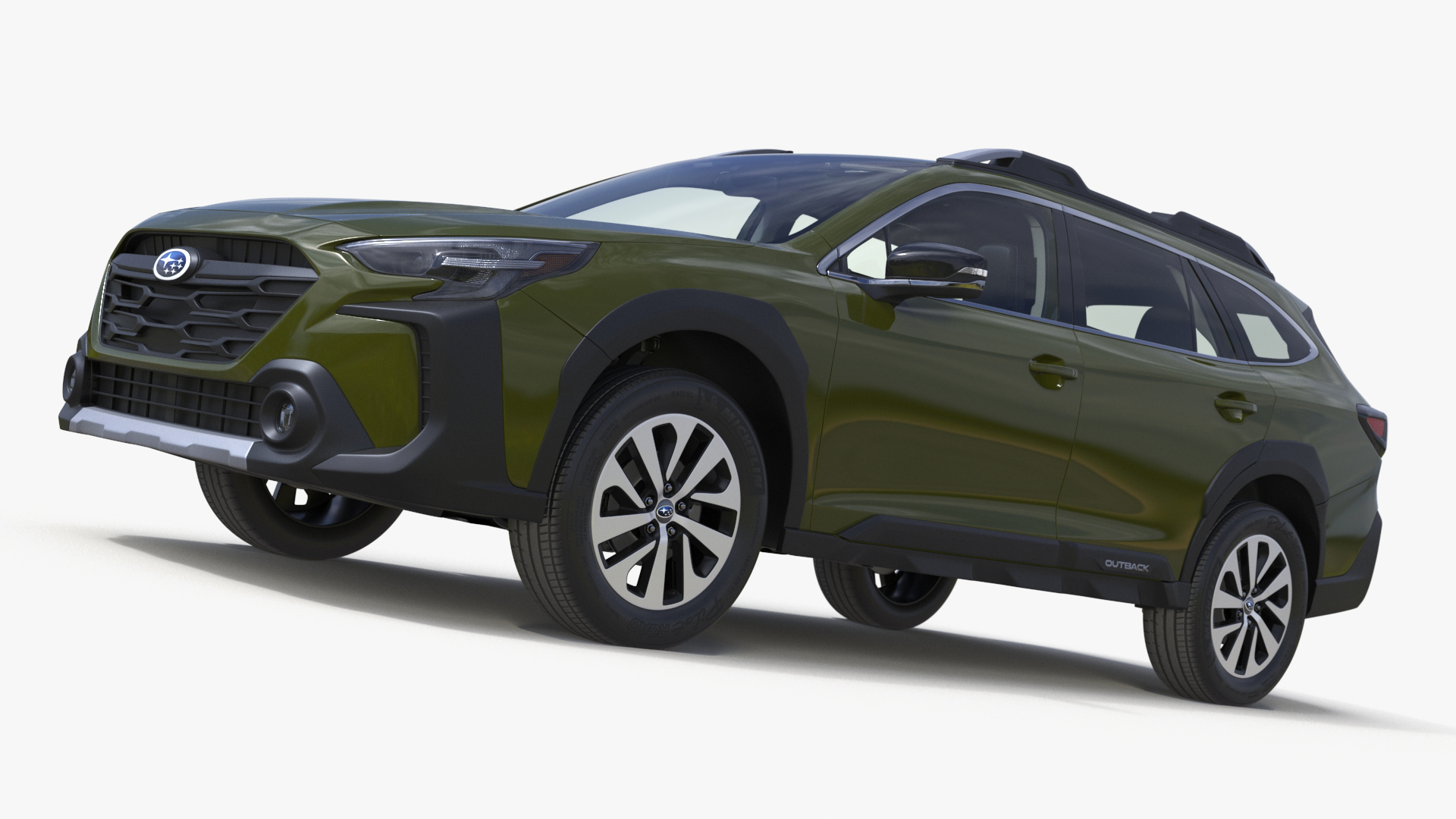 3D model Subaru Outback 2025 Green