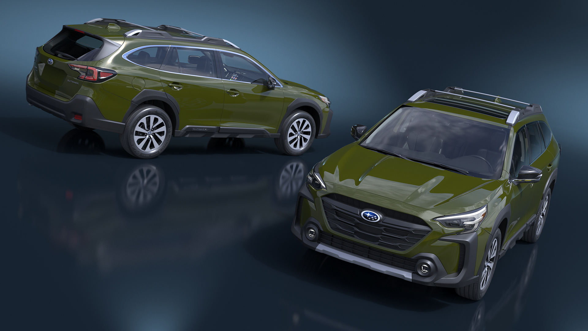 3D model Subaru Outback 2025 Green