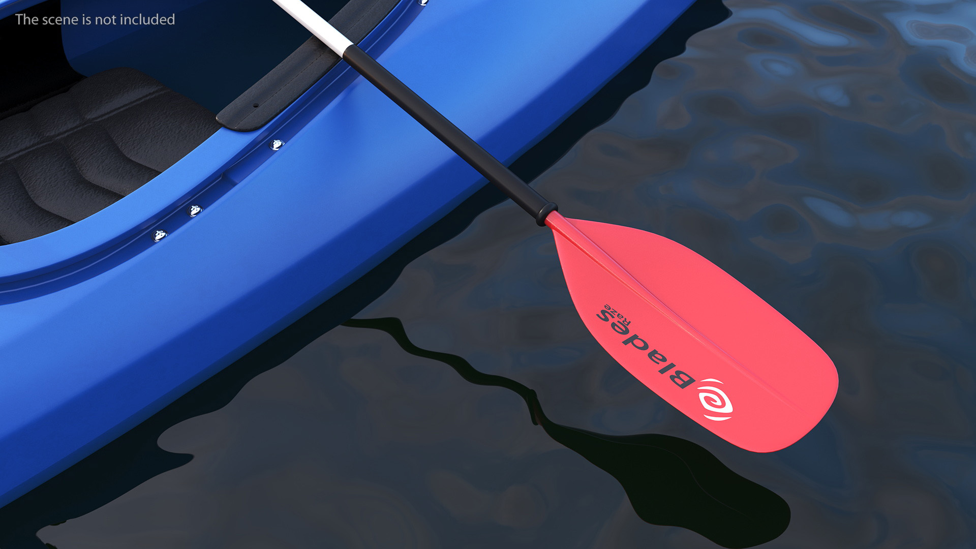 3D Aluminum Canoe Paddle