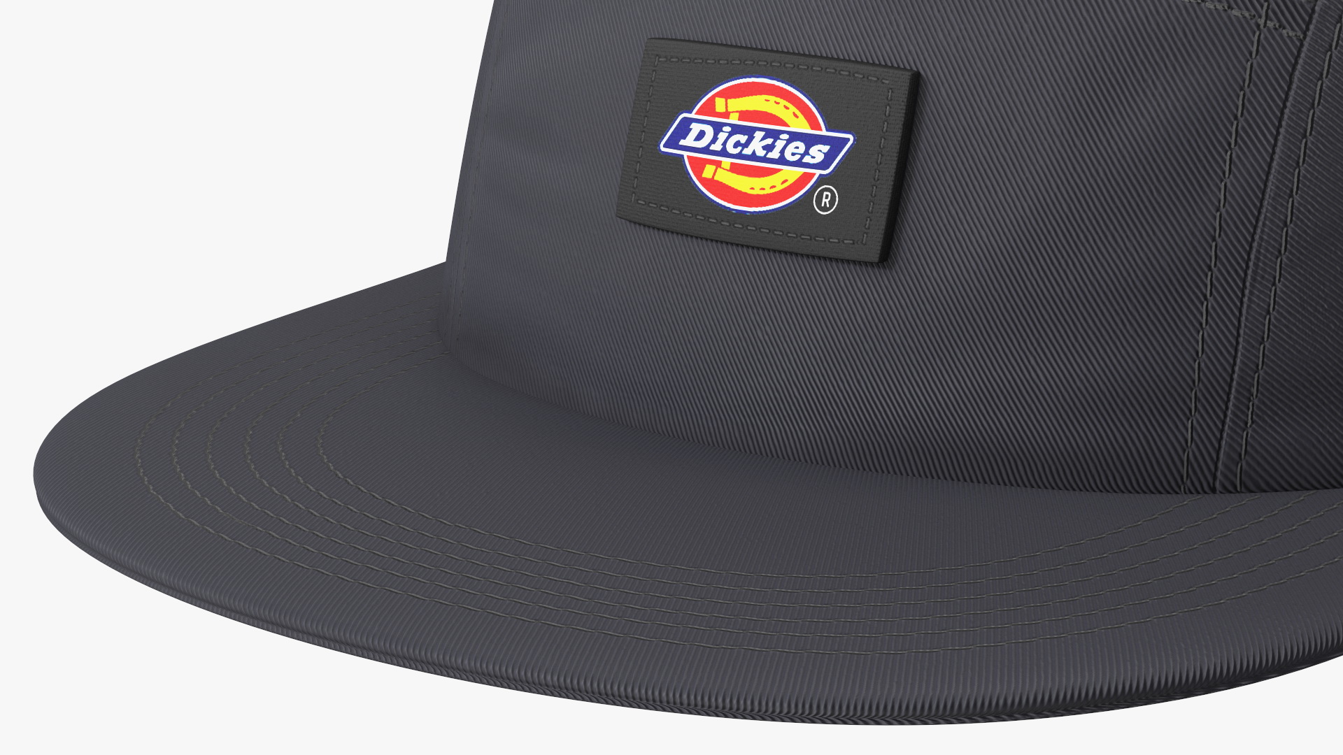 Dickies Albertville 5 Panel Cap Black 3D