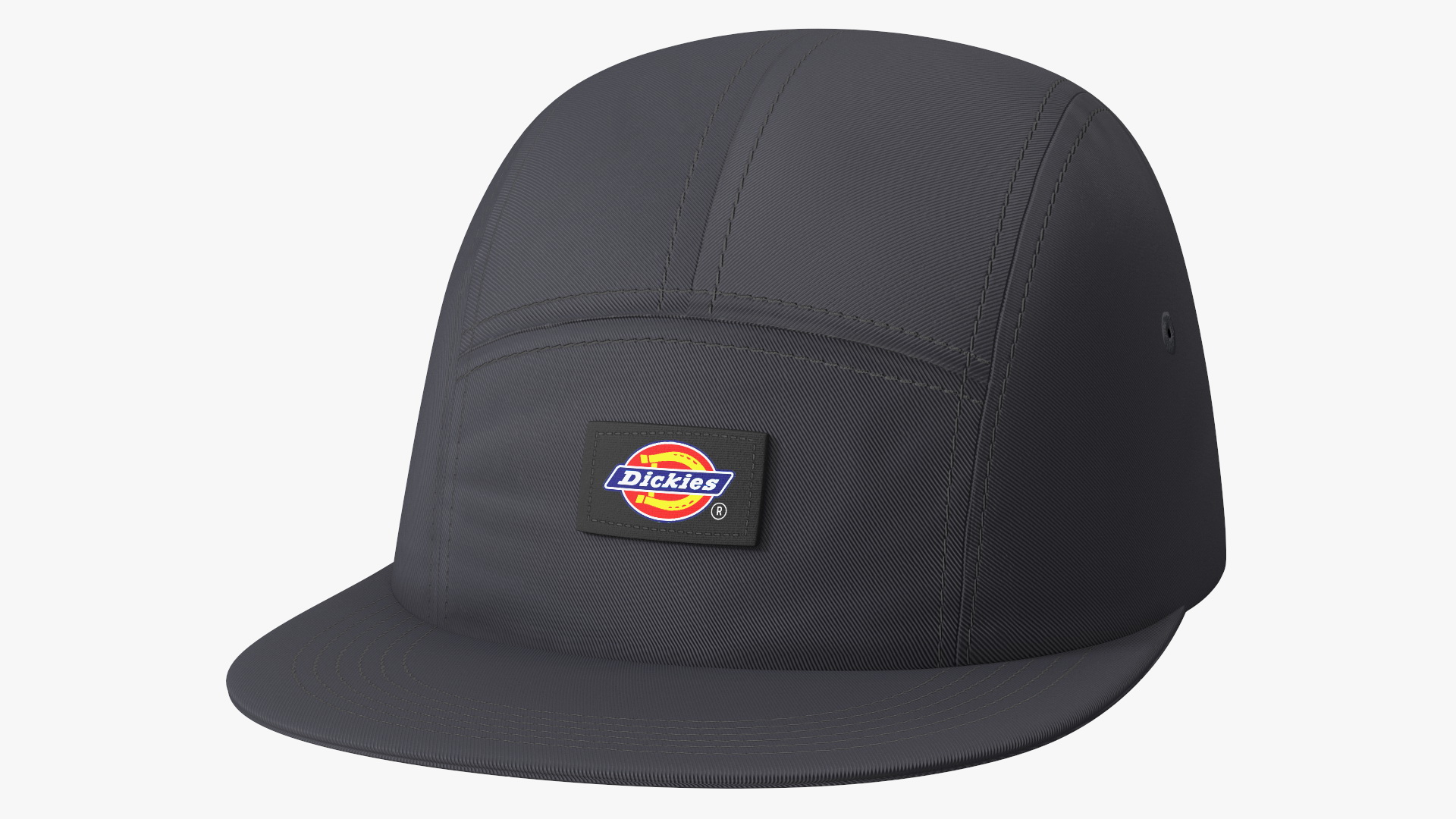 Dickies Albertville 5 Panel Cap Black 3D