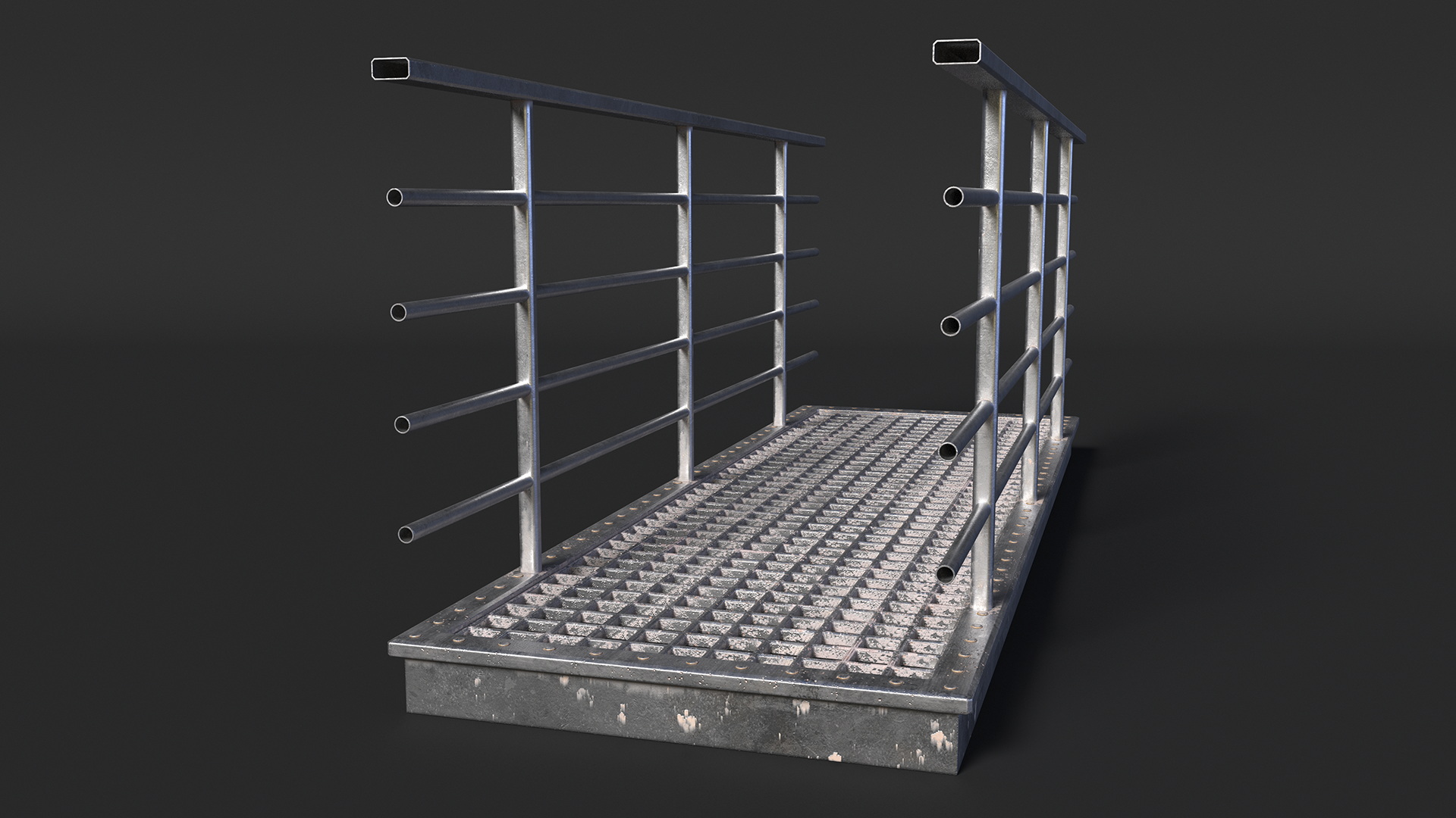 Prefabricated Industrial Catwalk 3D