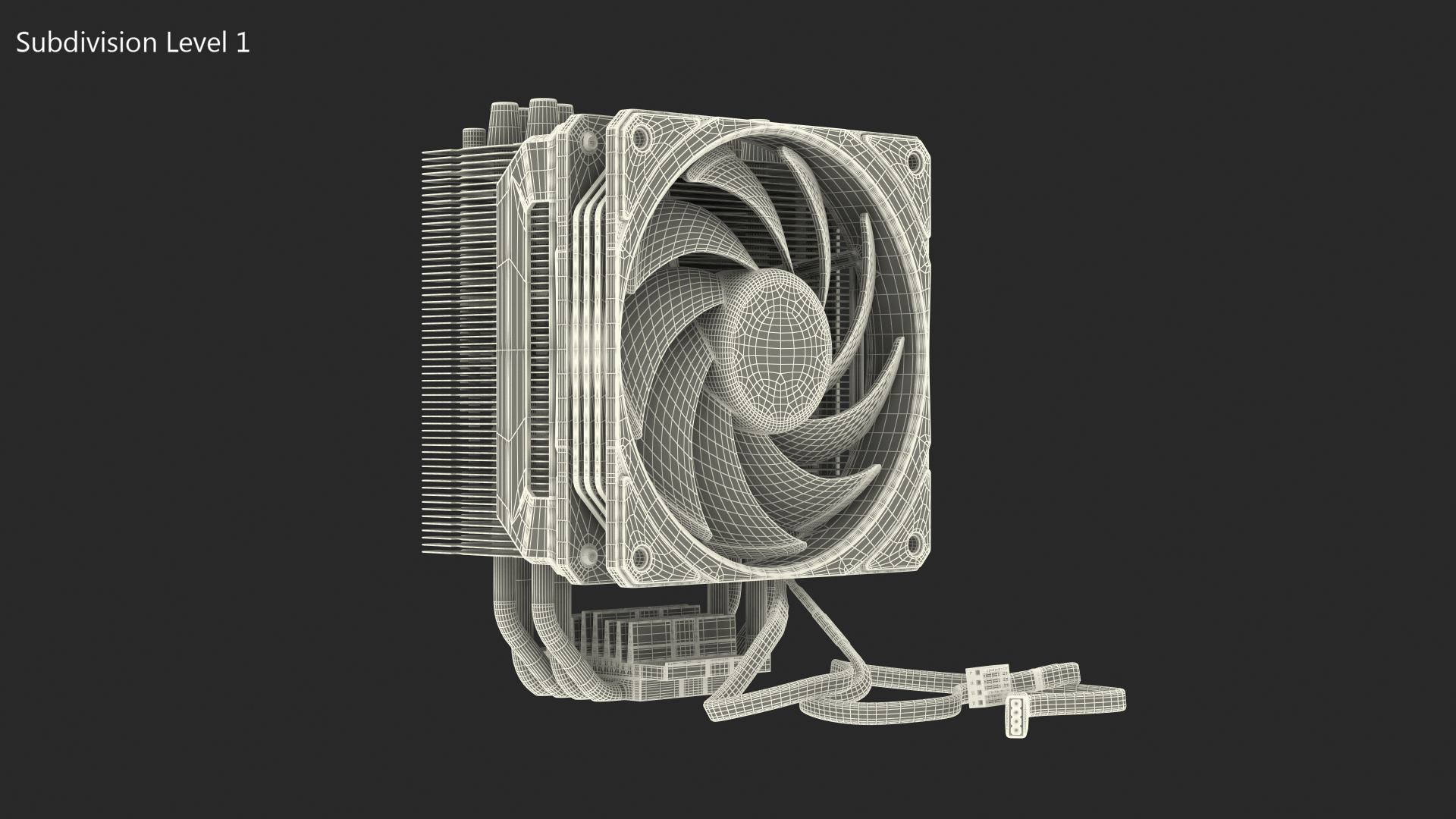 3D CPU Tower Cooler