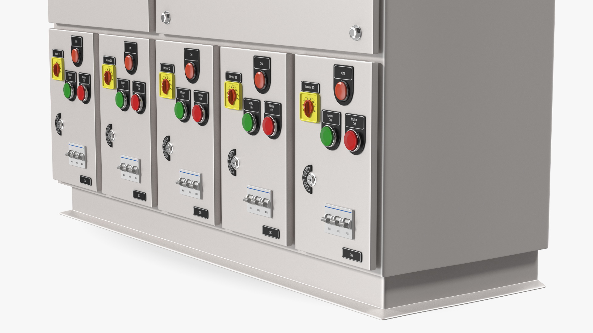 3D model Industrial Electrical Control Panel