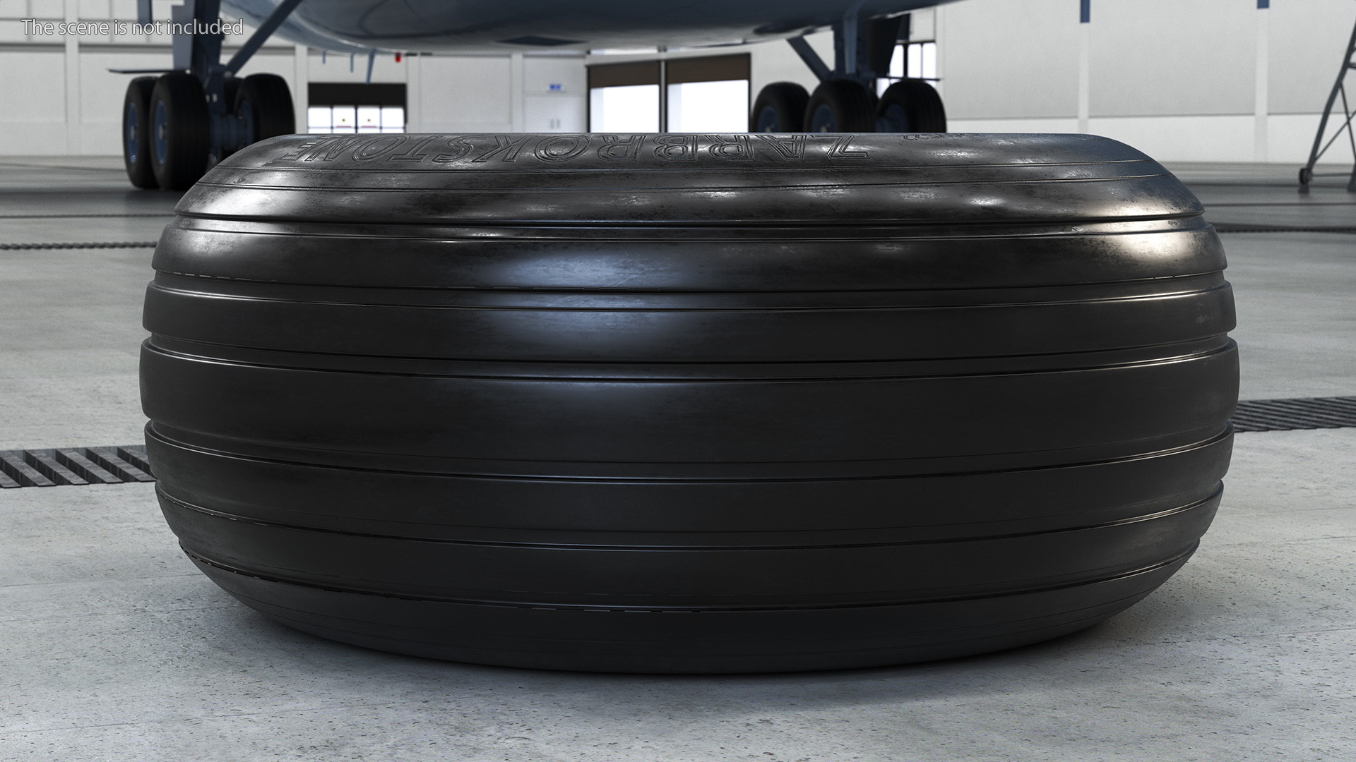 Boeing 737 Airplane Tire 3D model