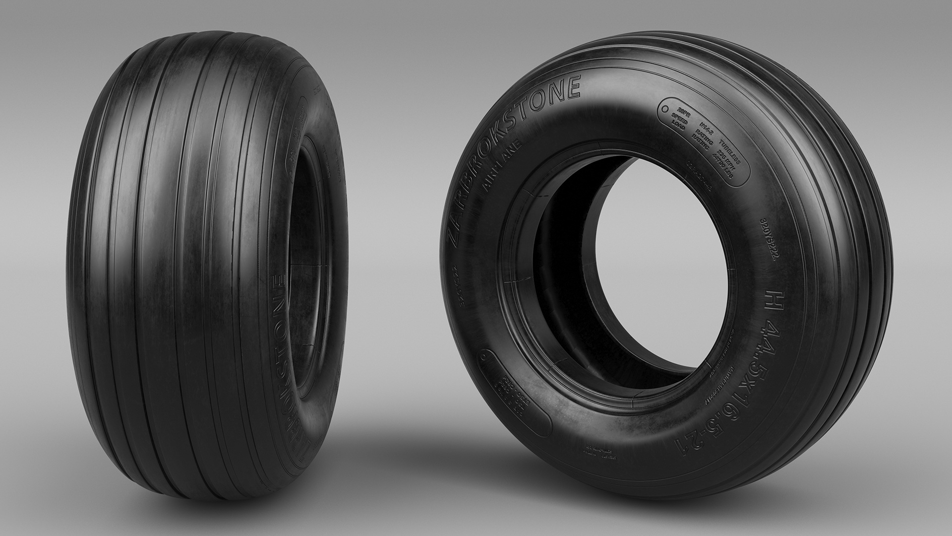 Boeing 737 Airplane Tire 3D model