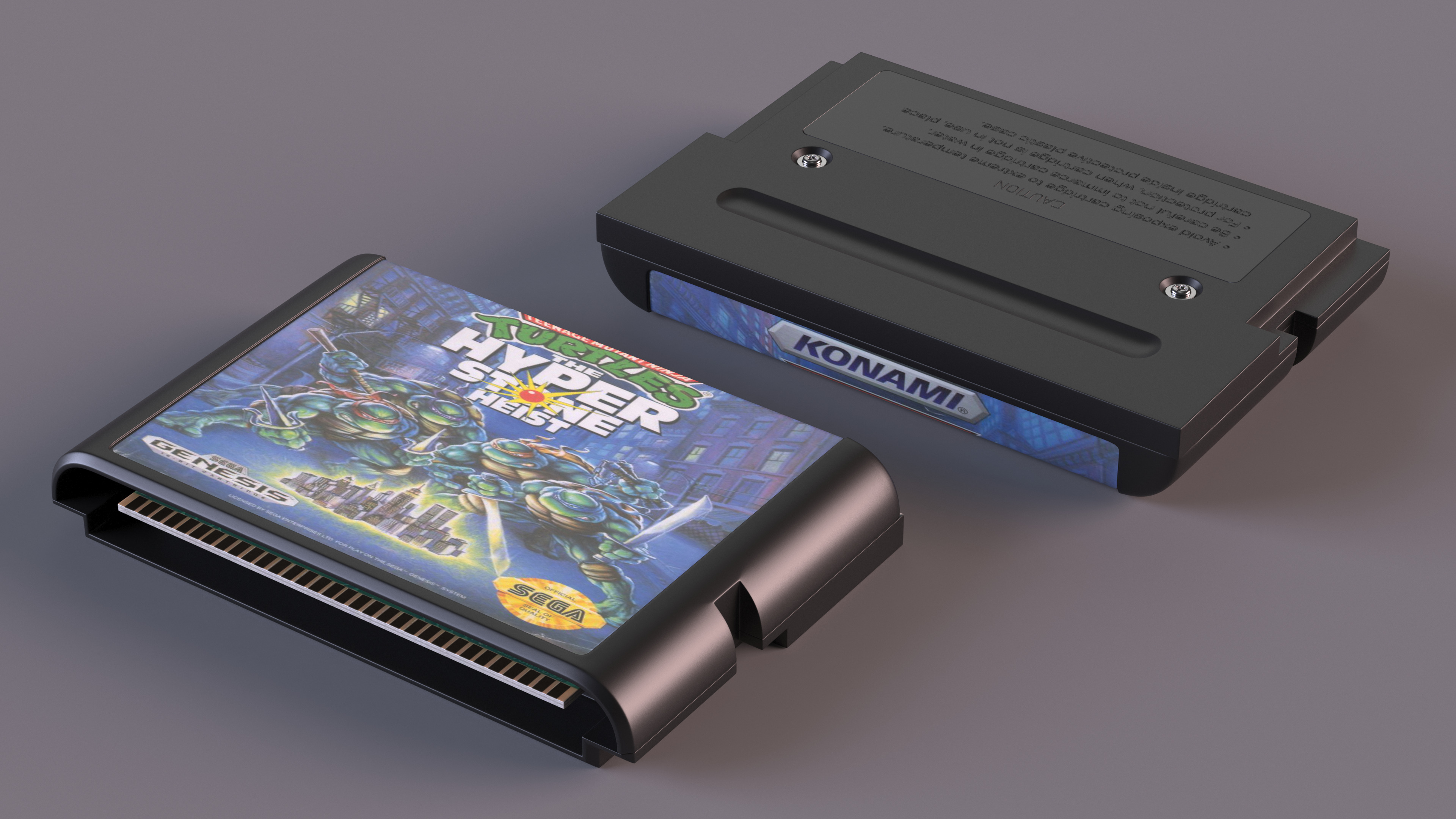 Cartridge Sega Turtles 3D