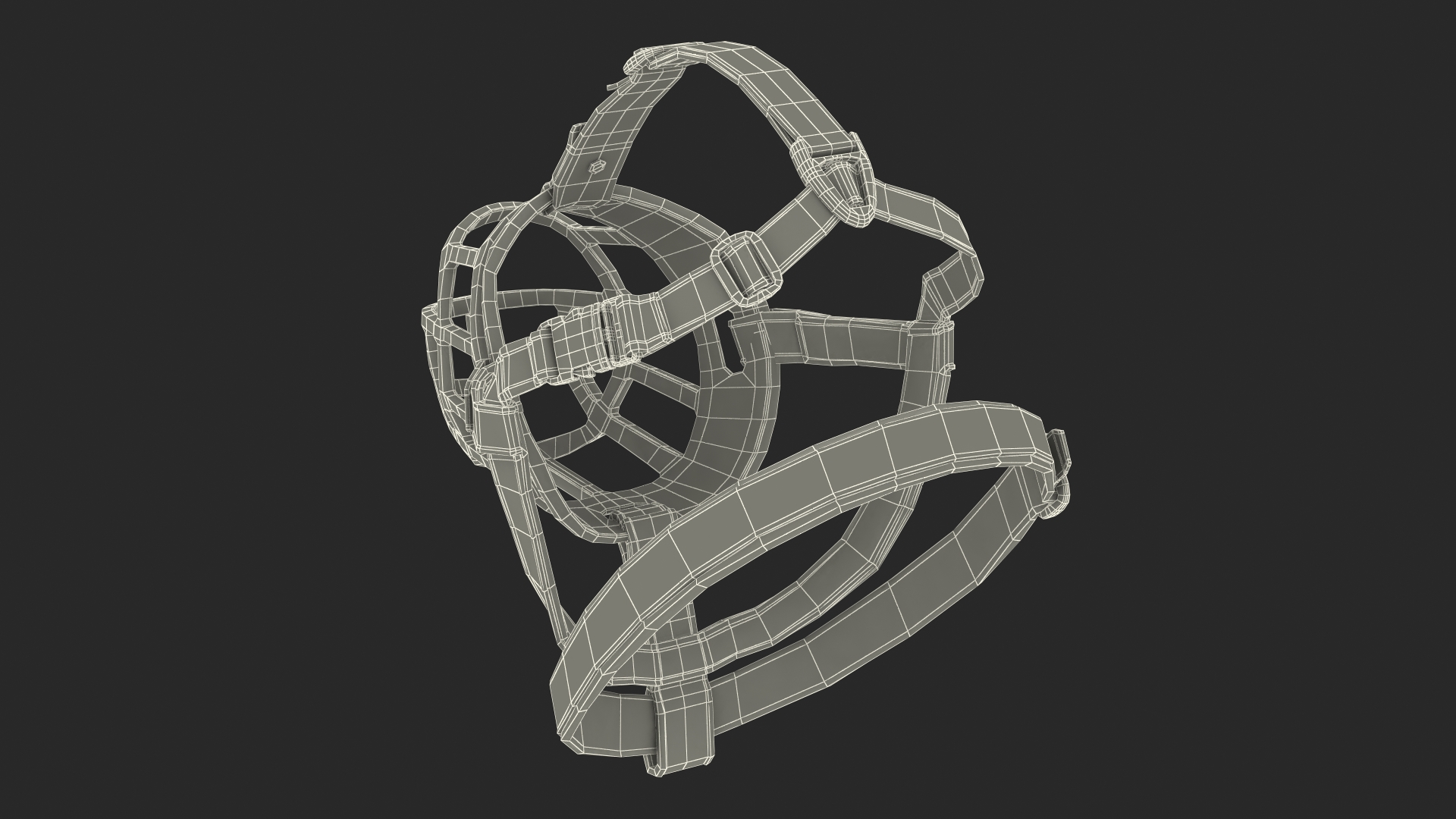 3D Baskerville Muzzle for Husky model