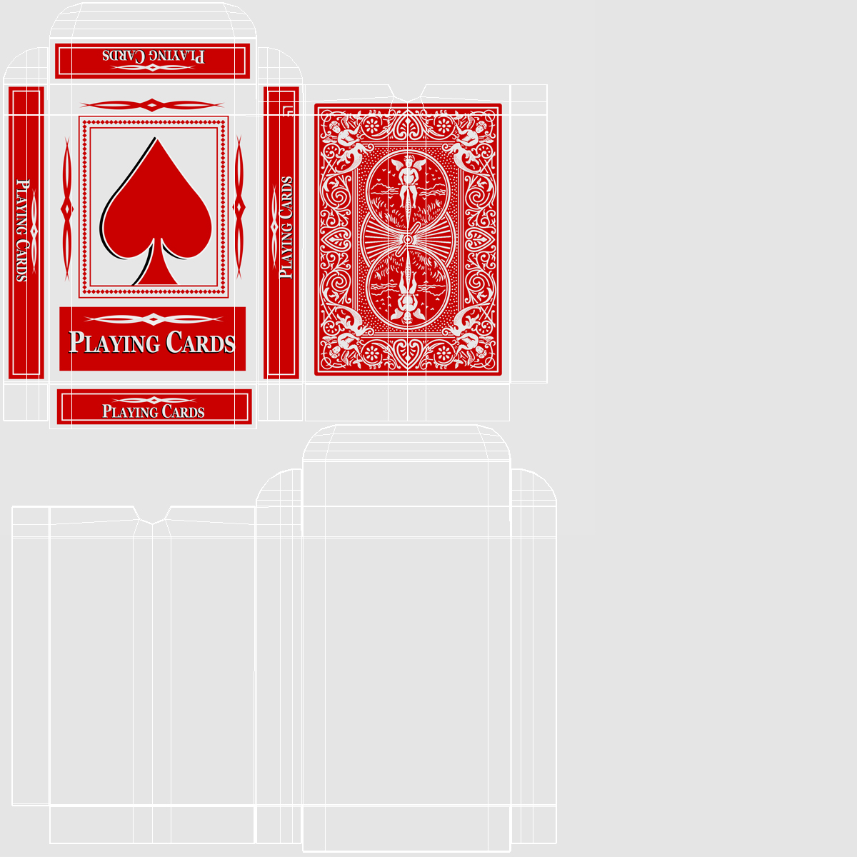 3D Playing Cards Pack model