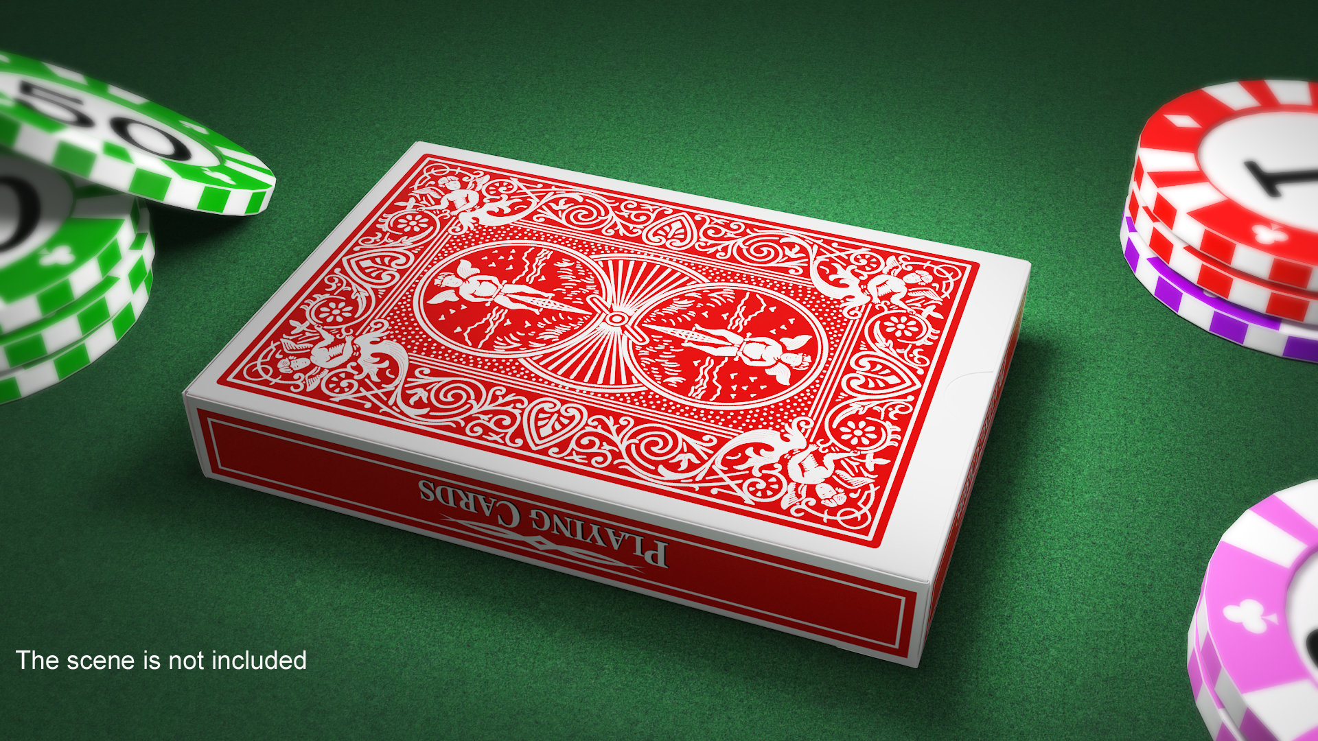 3D Playing Cards Pack model