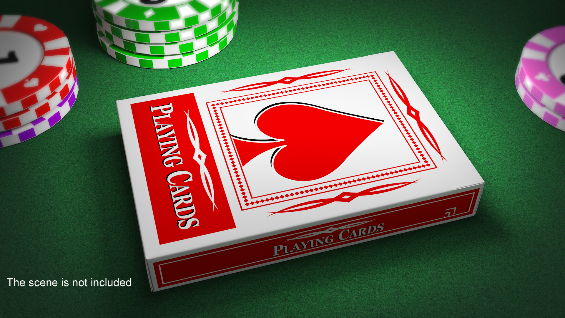 3D Playing Cards Pack model