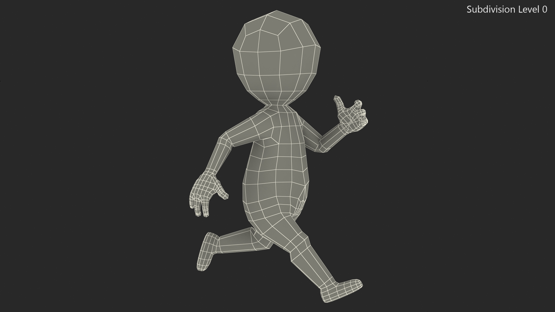 3D Running Stickman