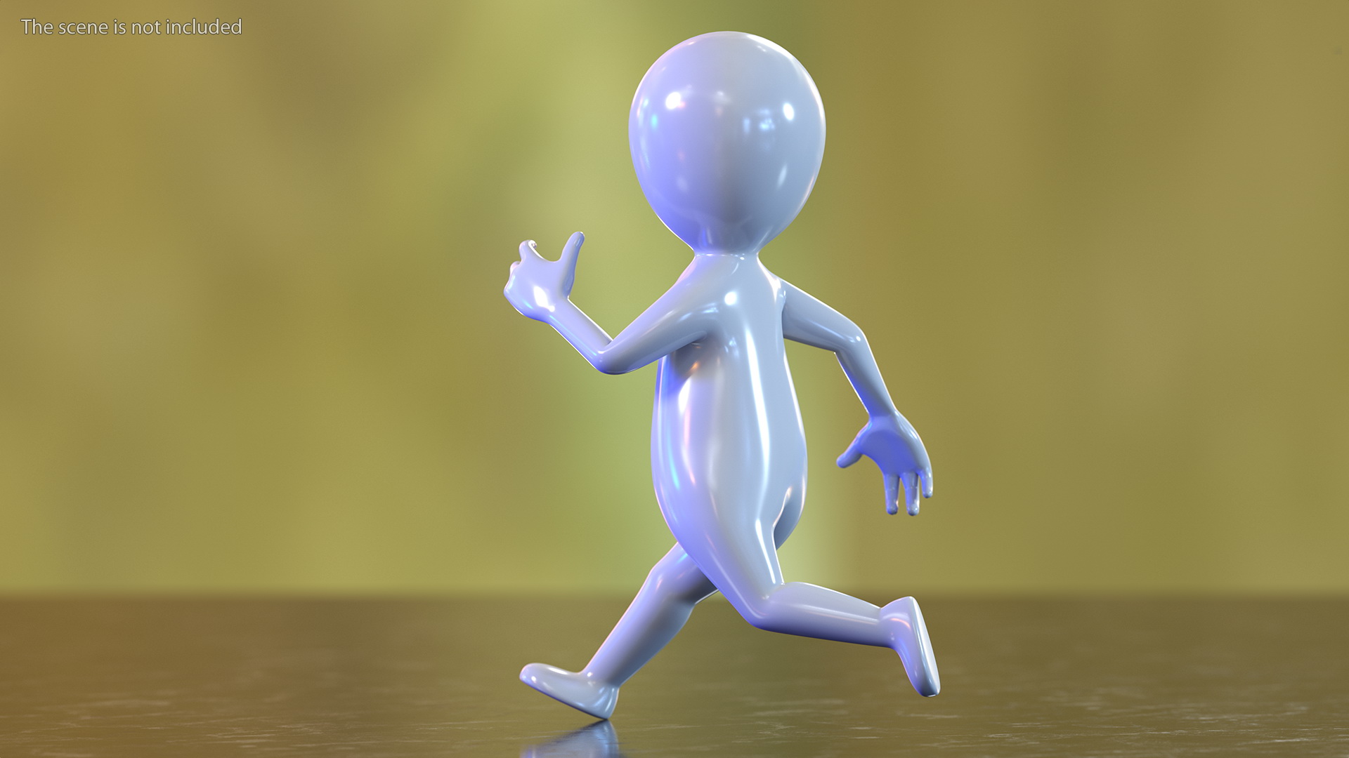 3D Running Stickman