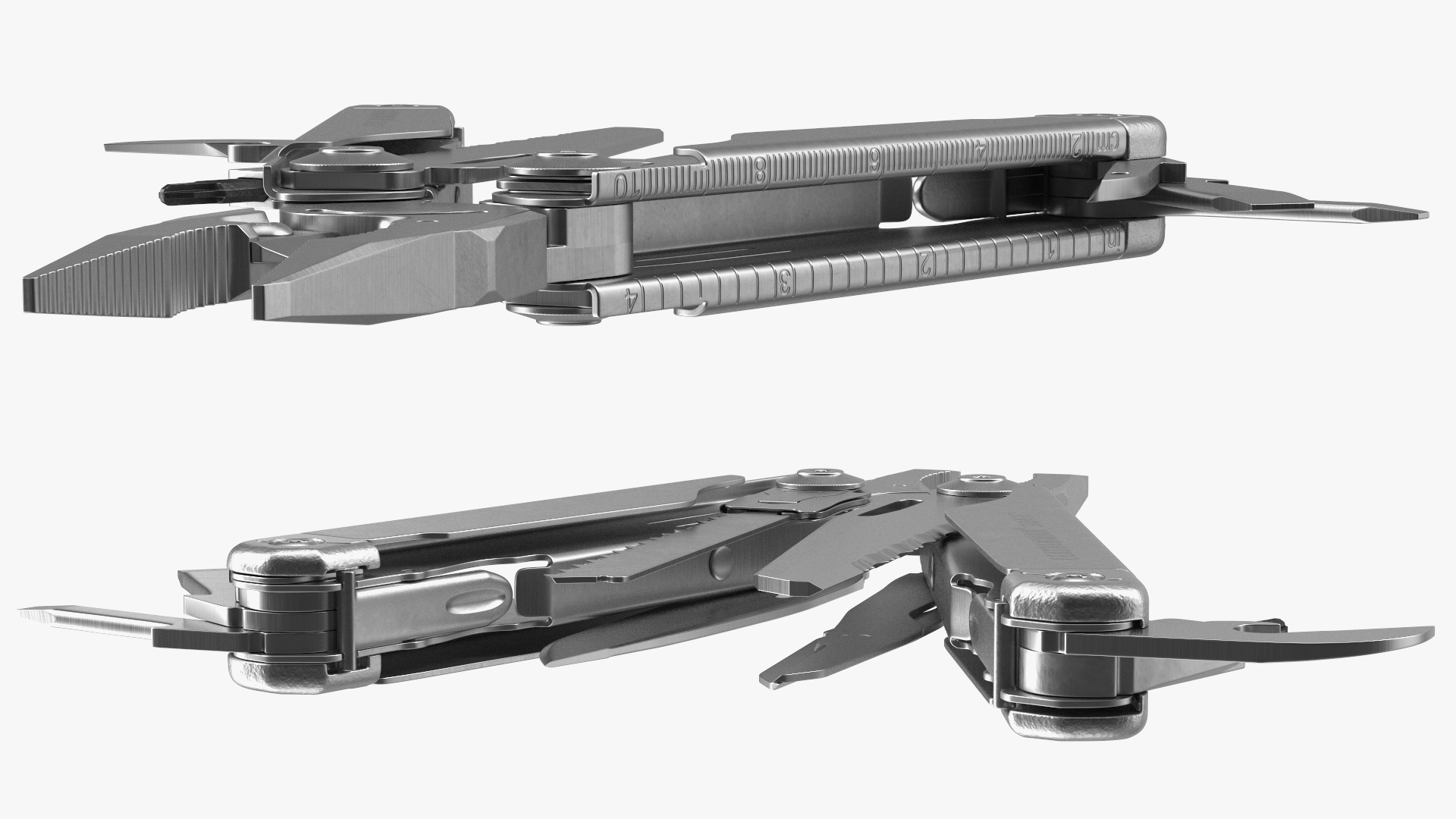 3D model Leatherman Surge Multitool Silver Rigged