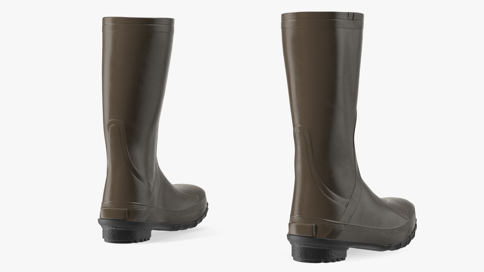 3D Waterproof Rubber Boots model