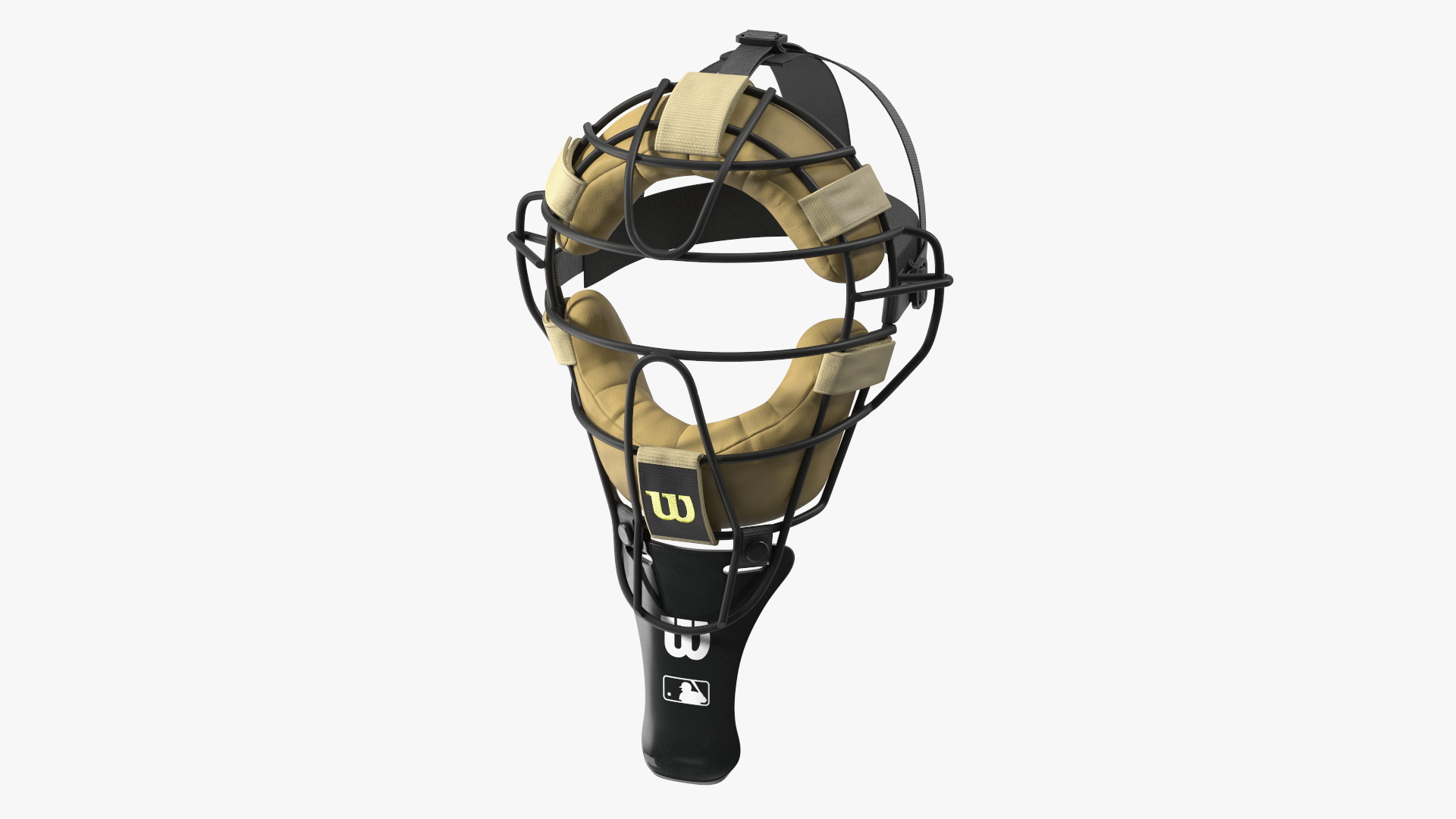 3D Baseball Full-Face Protection Mask Yellow