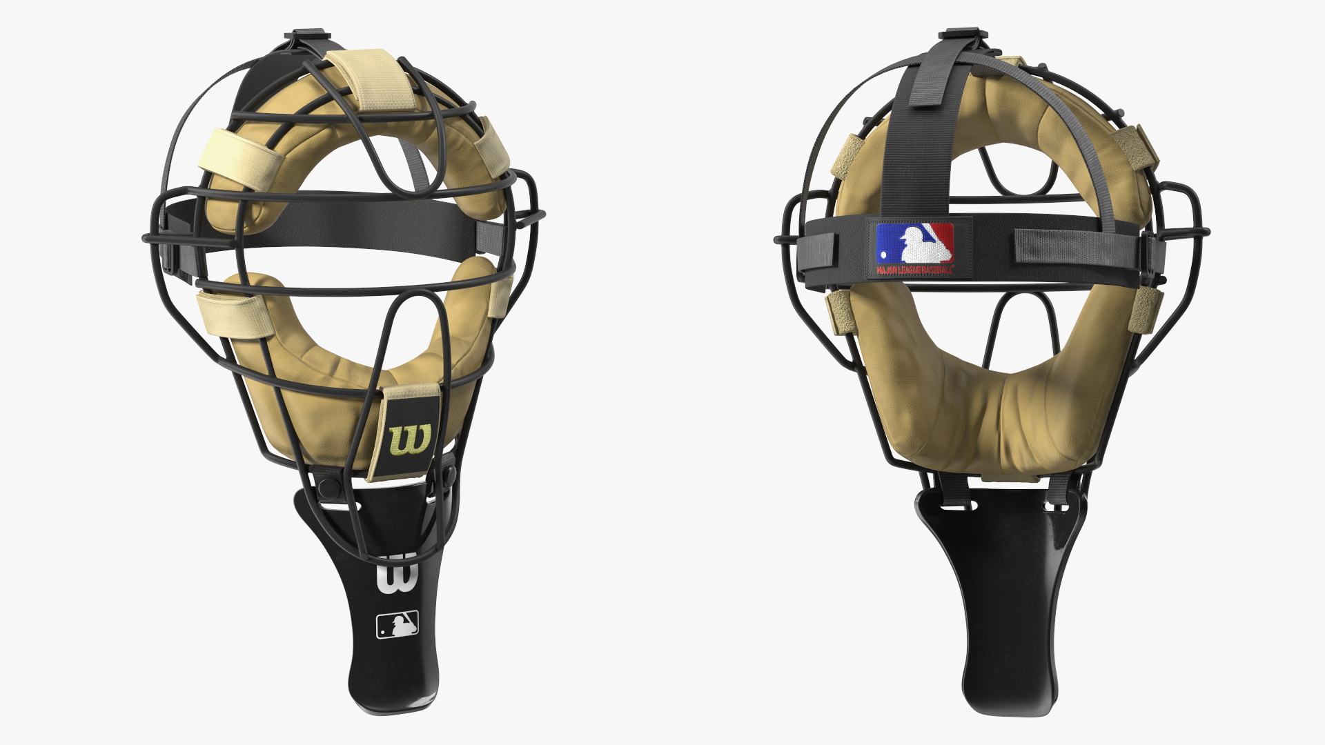 3D Baseball Full-Face Protection Mask Yellow