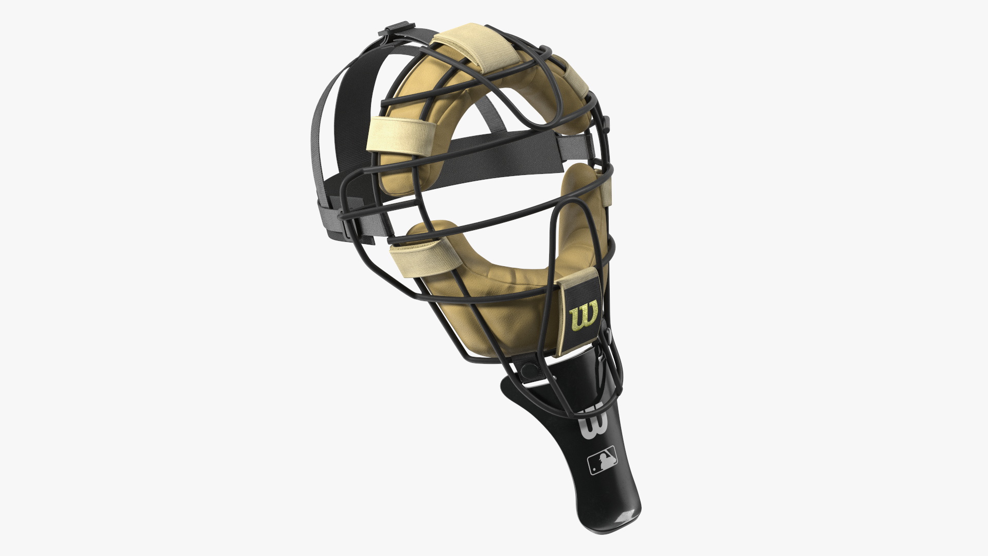 3D Baseball Full-Face Protection Mask Yellow