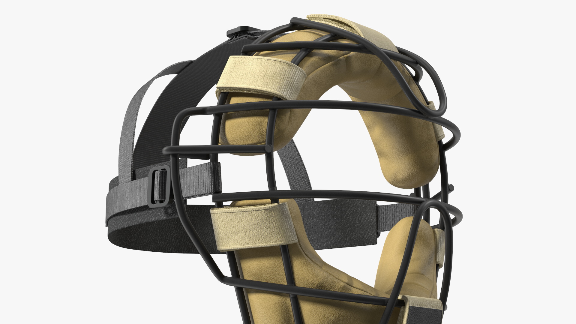 3D Baseball Full-Face Protection Mask Yellow