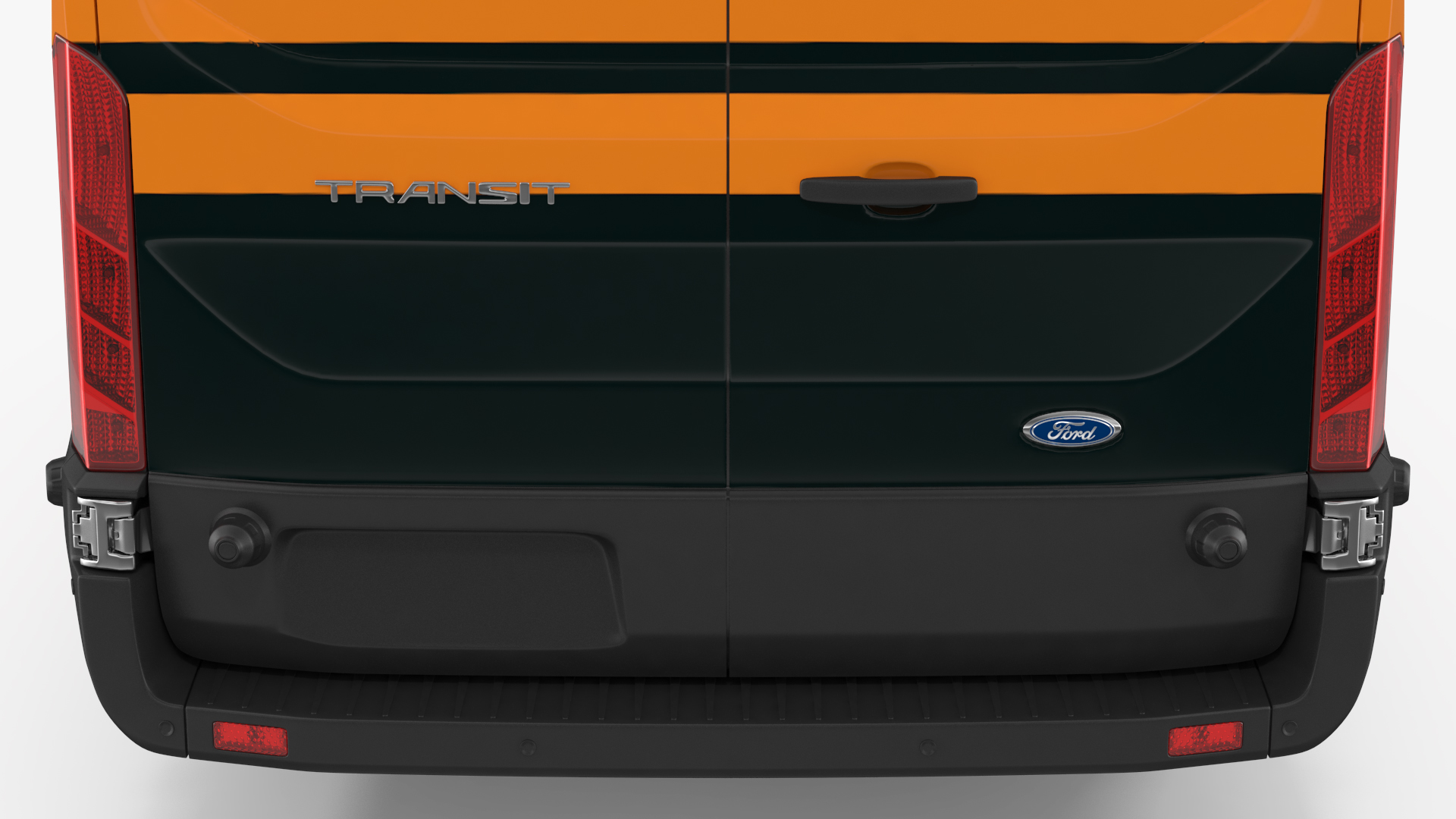 3D Ford Transit Cargo 2020 Your Brand Rigged