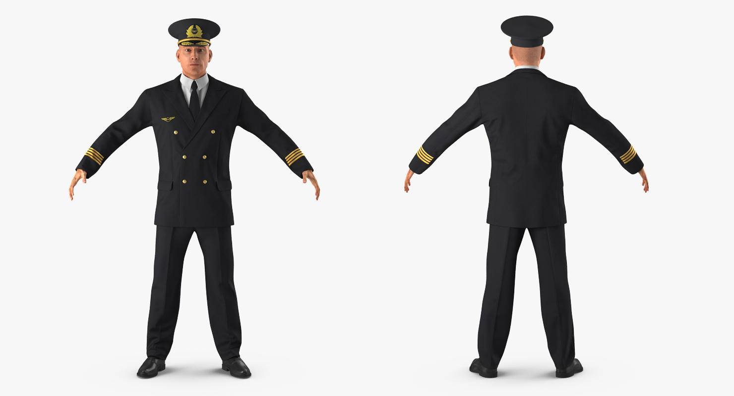 3D Airline Pilot model