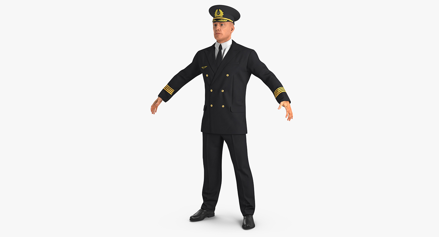 3D Airline Pilot model