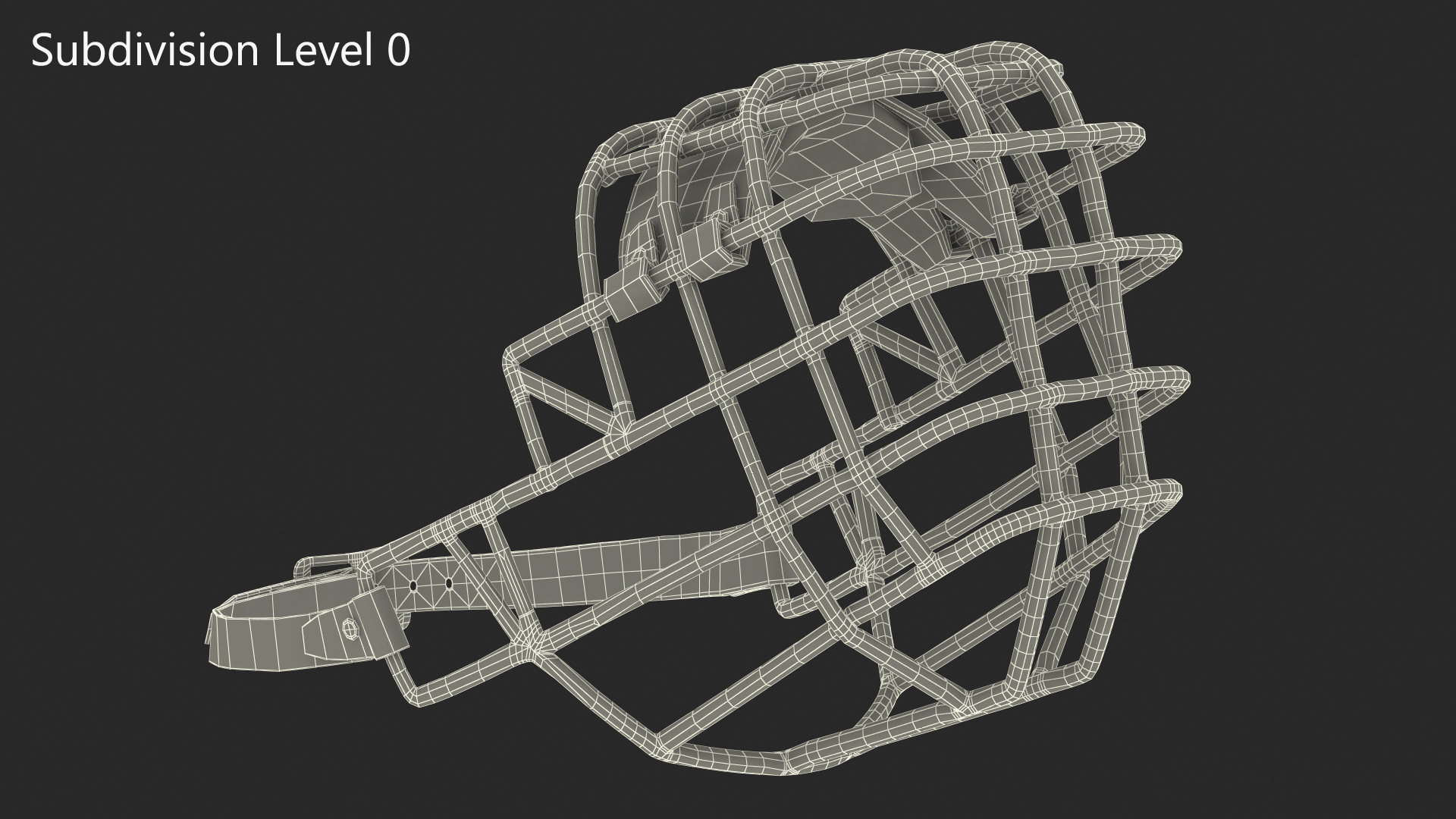 Cage Dog Muzzle Labrador 3D model