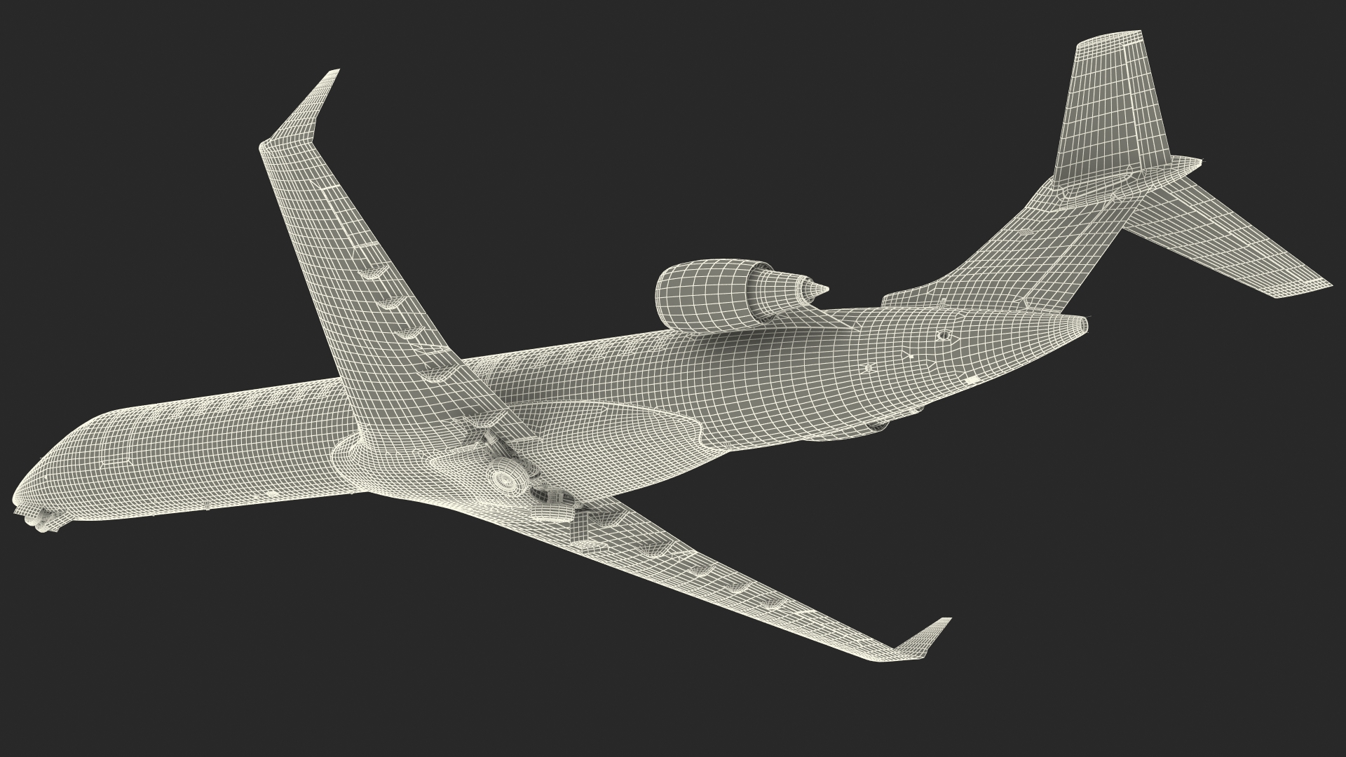 3D model Regional Jet Bombardier CRJ550