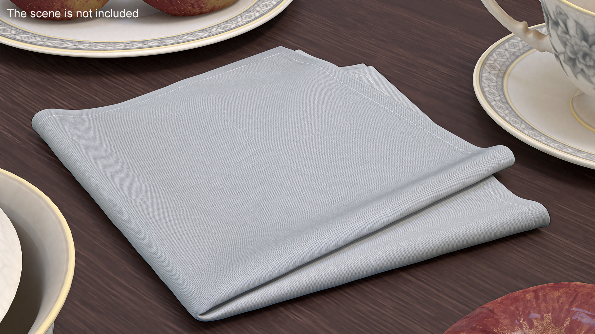 3D model Fabric Folded Napkin