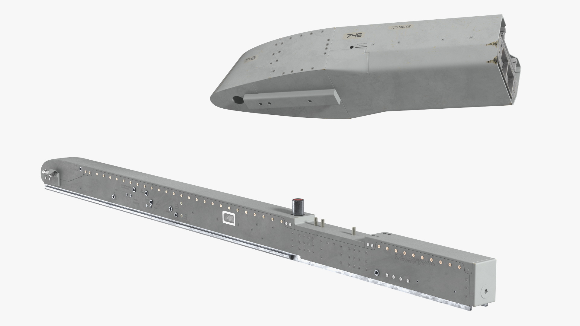 3D model Missile Launcher LAU-129 With Mount