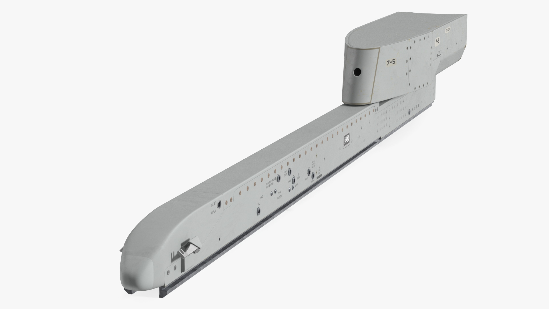 3D model Missile Launcher LAU-129 With Mount