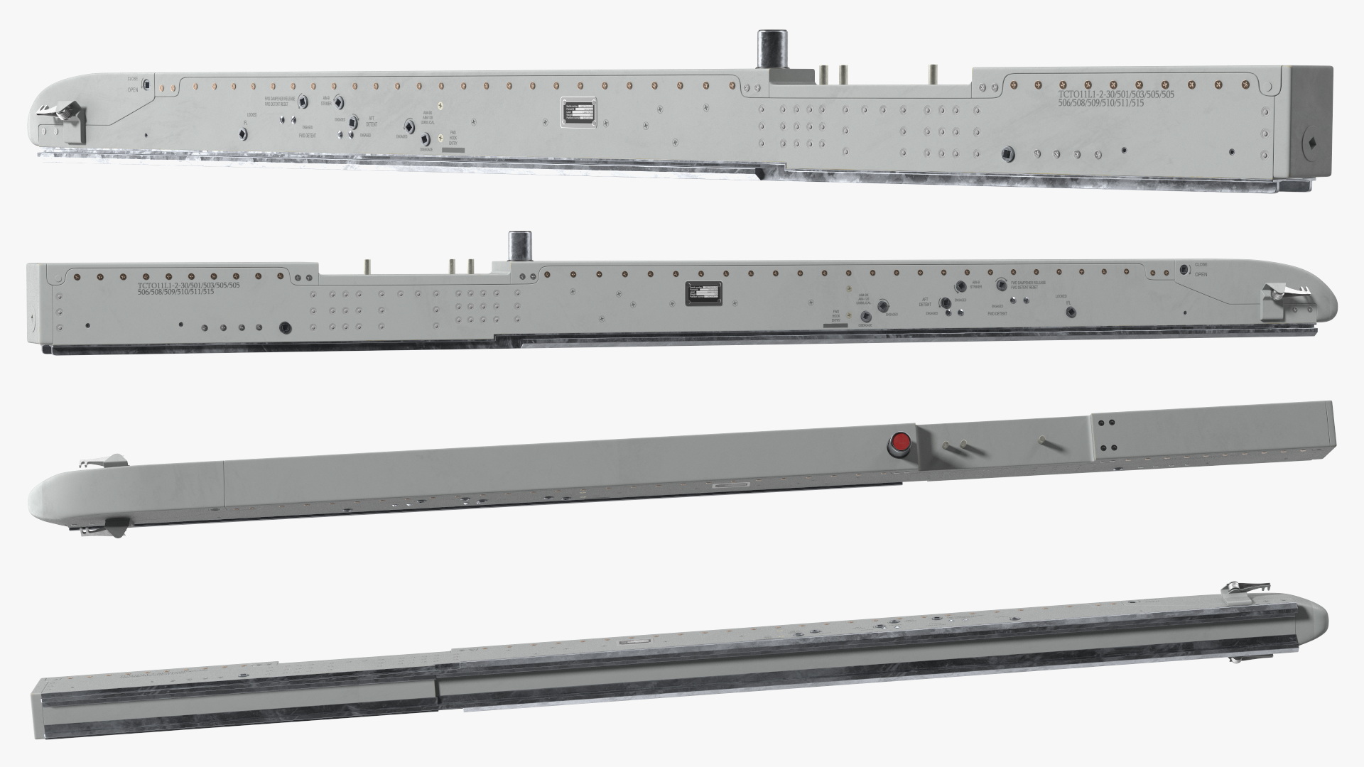 3D model Missile Launcher LAU-129 With Mount