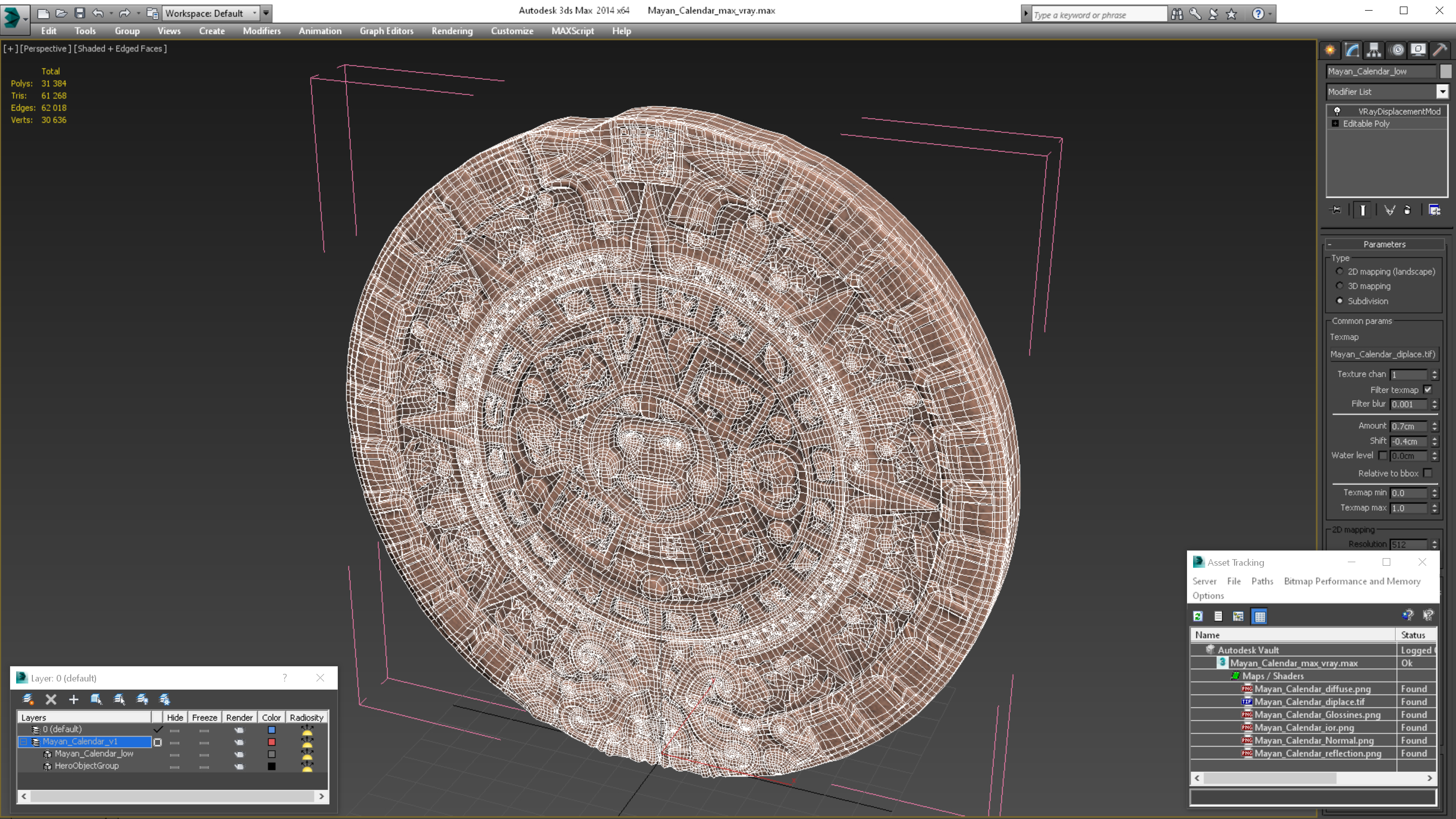 Mayan Calendar 3D model