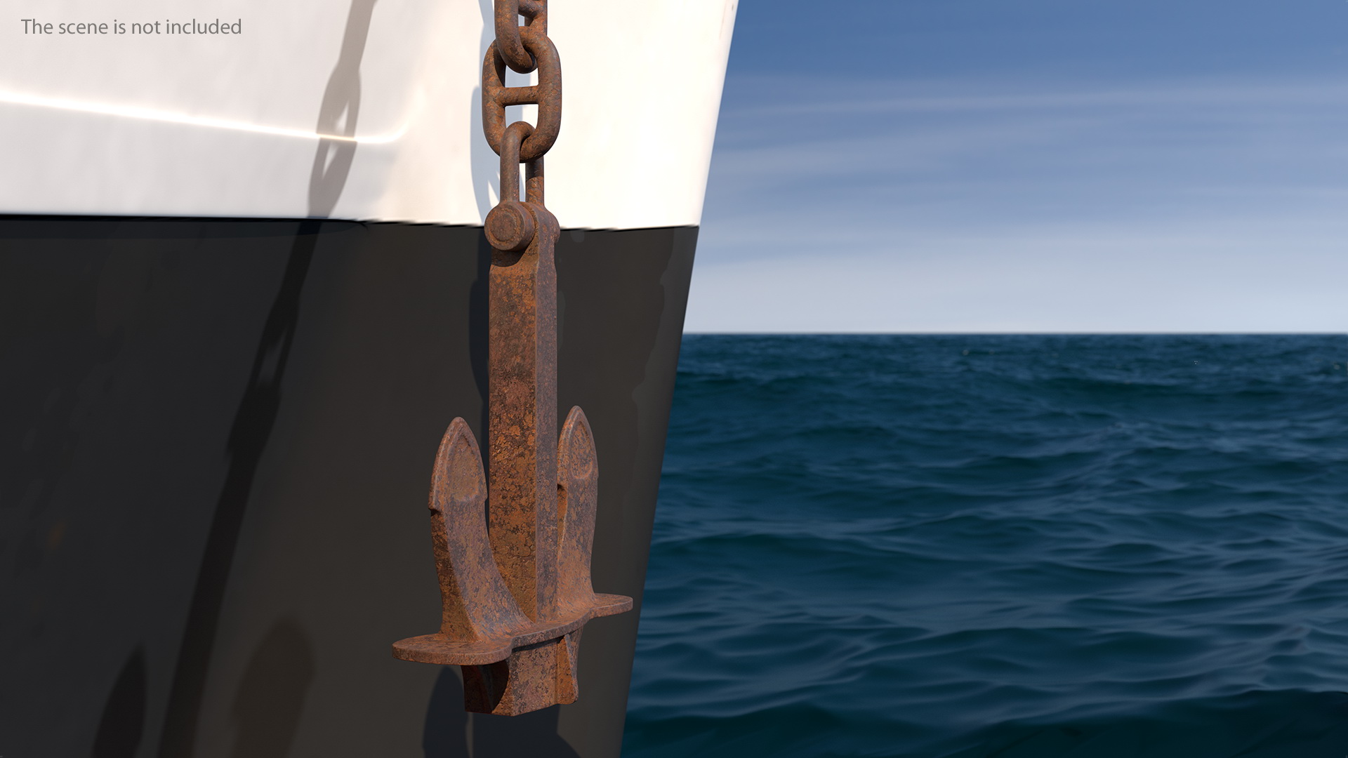 Rusty Anchor 3D