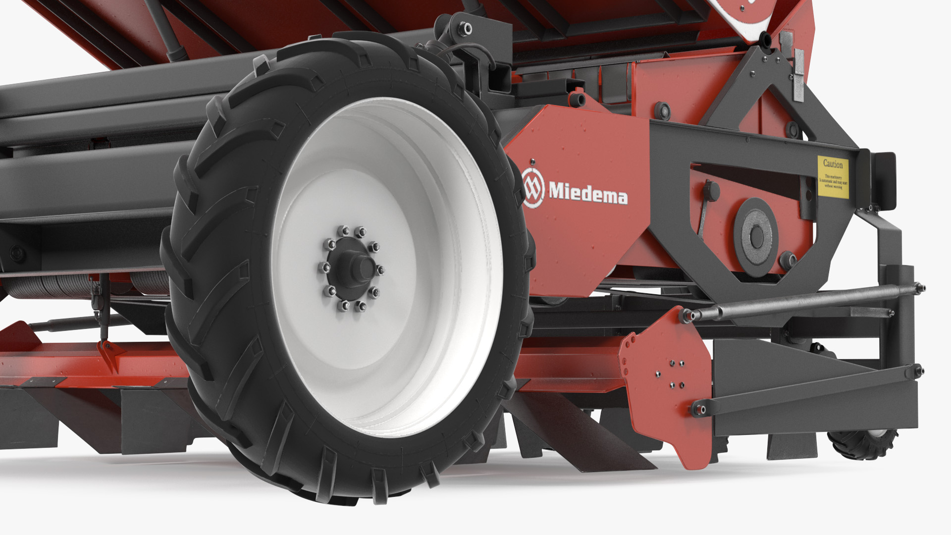 Miedema Structural 4000 Potato Planter Red 3D