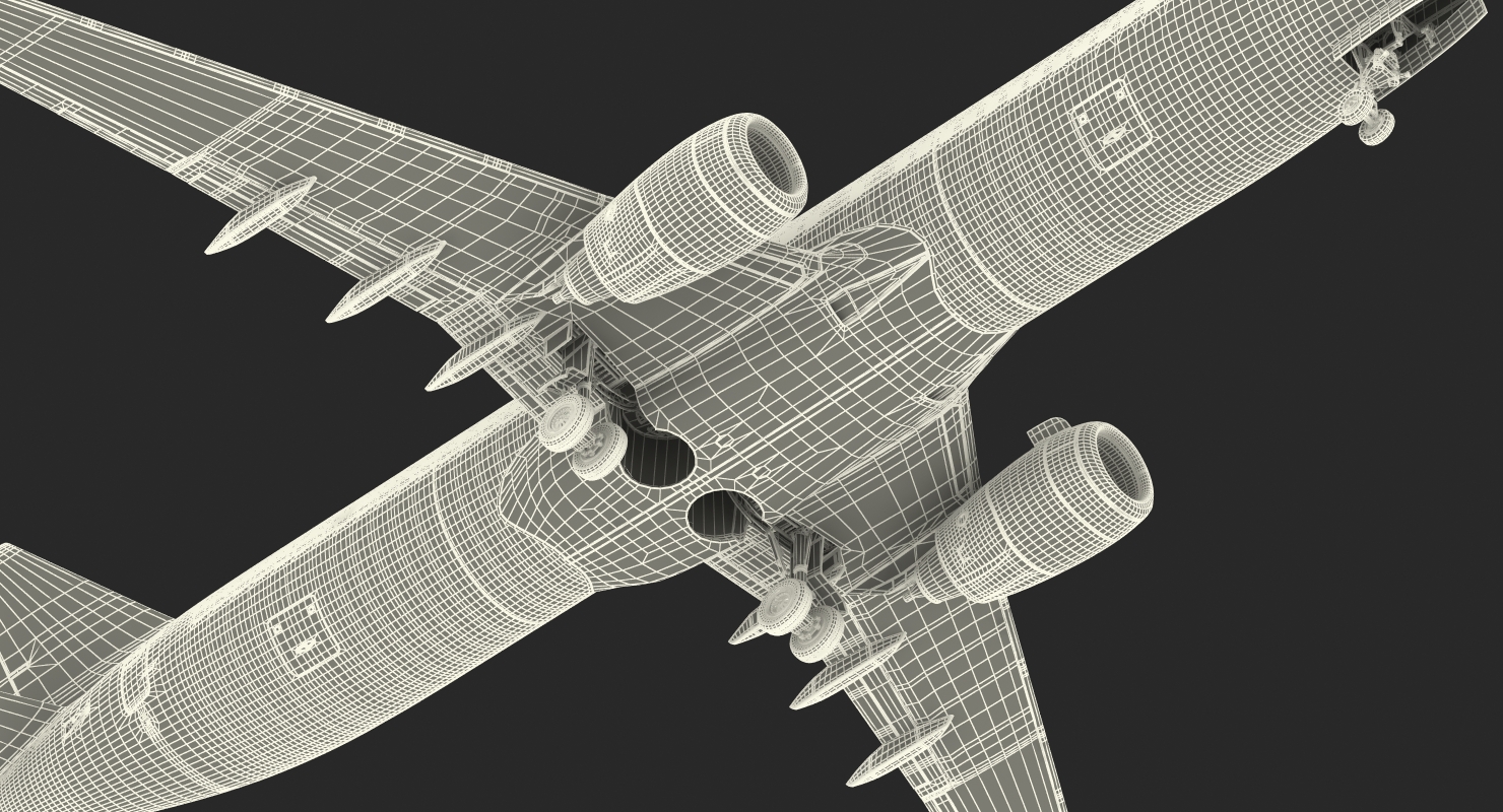 3D Boeing 737 800 with Interior Ryanair Rigged model