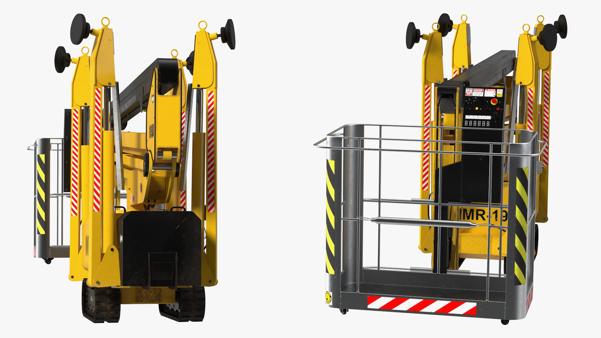 Industrial Articulated Boom Lift 3D