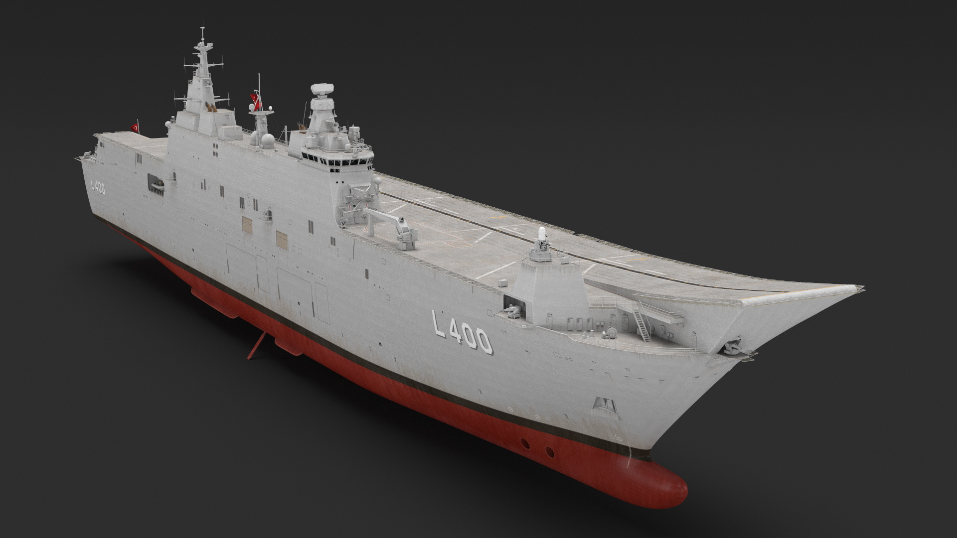 3D TCG Anadolu L400 Rigged model