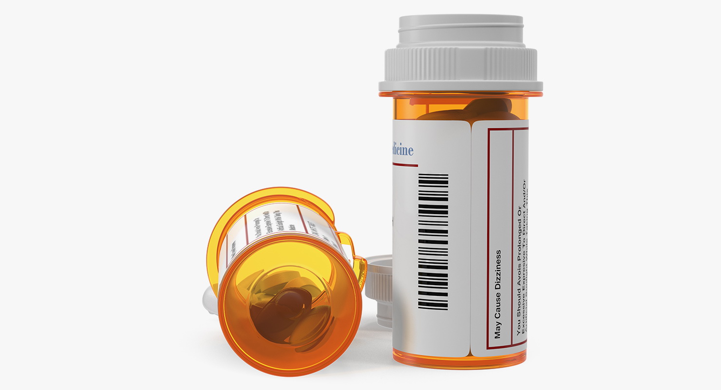 3D model Prescription Pill Bottles