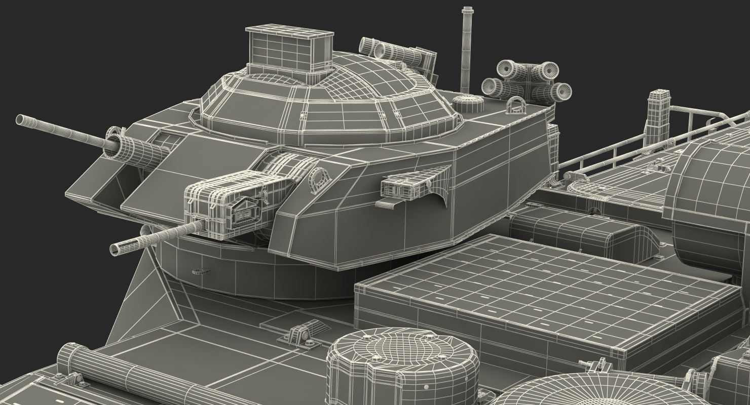 3D Assault Amphibious Vehicle AAV7 Rigged model