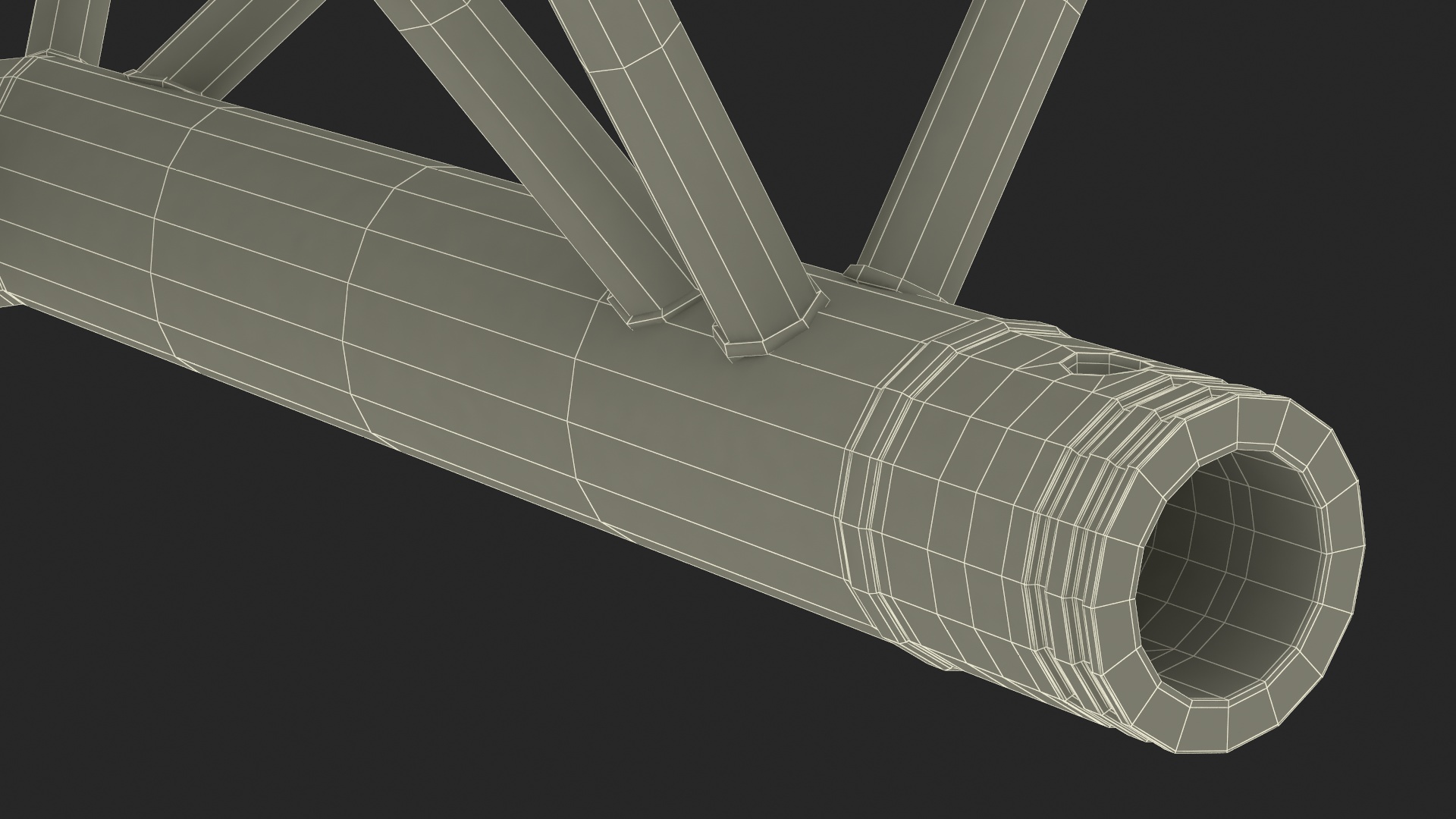 Construction Truss Modular Triangular 3D