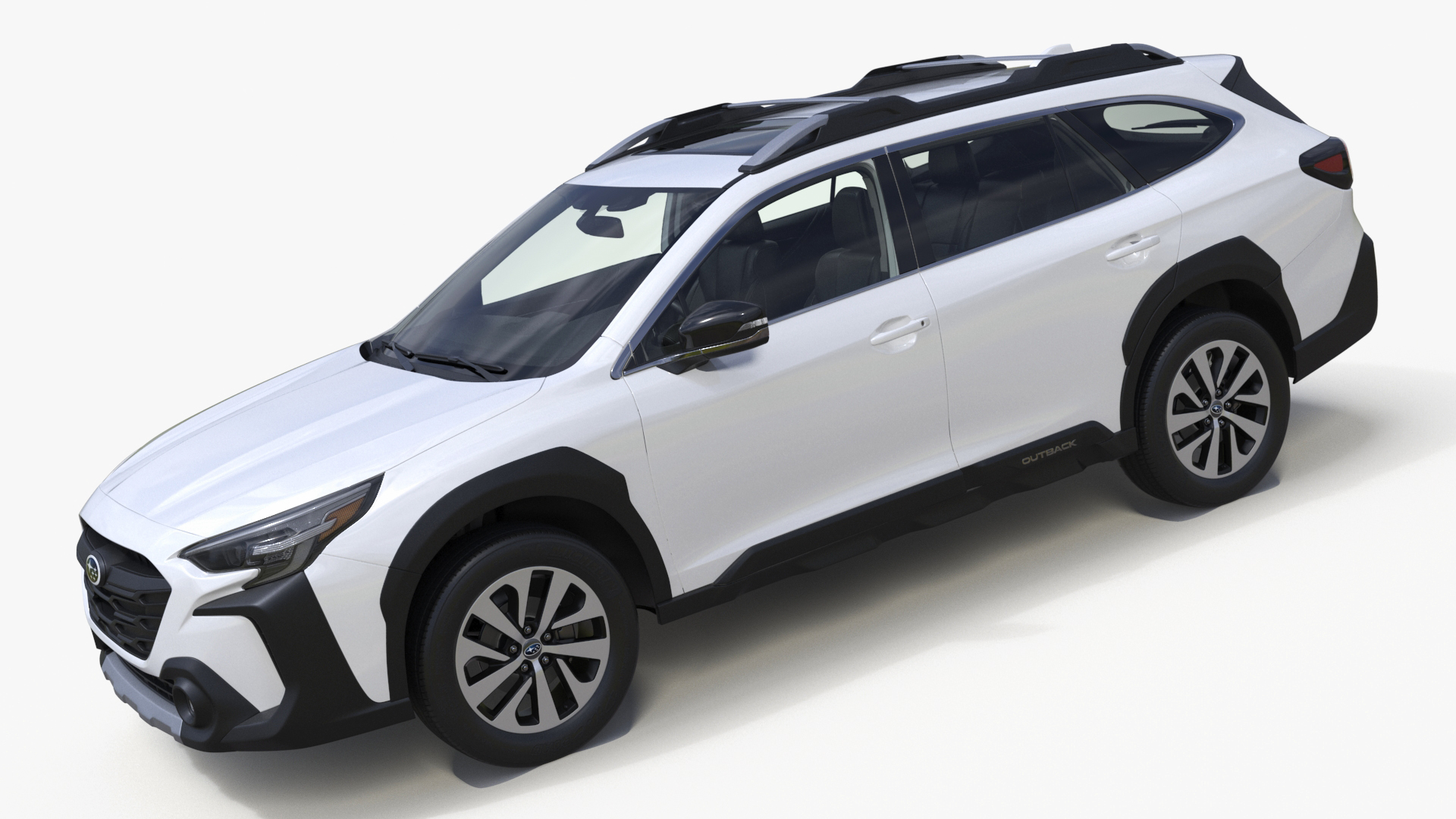 3D model White Subaru Outback 2025